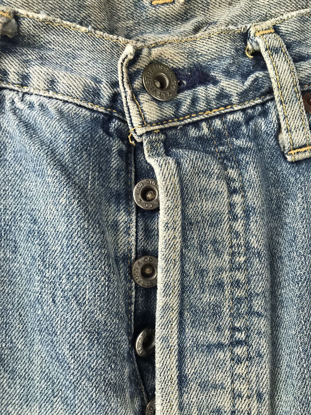 Levi's Vintage levis jeans distressed selvage Levi’s 702 3383 Size US 31 - 6 Thumbnail