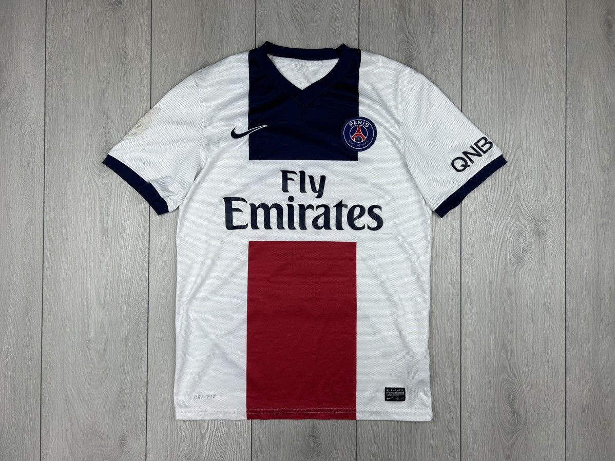Nike 2013-14 PSG Away S/S No. 2 T. Silva Paris Saint German sz S Size US S / EU 44-46 / 1 - 1 Thumbnail