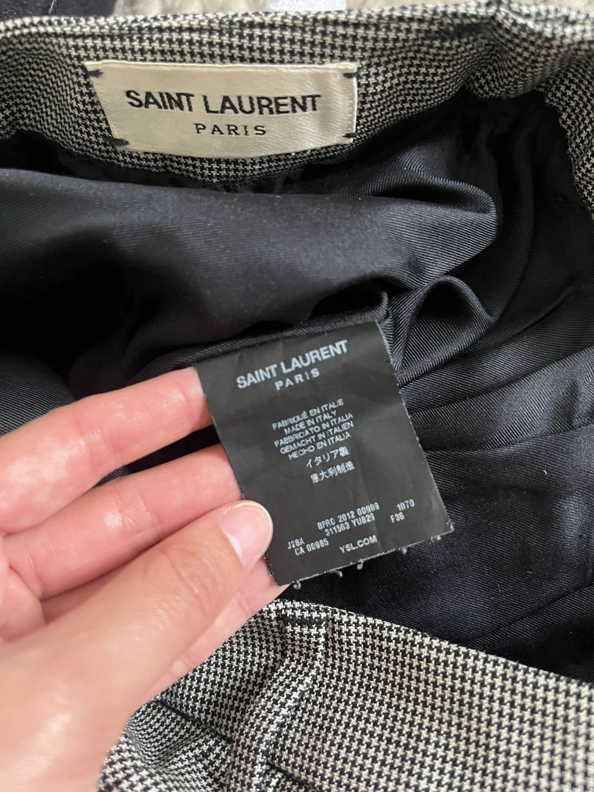 Saint Laurent Paris Saint Laurent Suit with Mini Skirt Size XS / US 0-2 / IT 36-38 - 4 Thumbnail