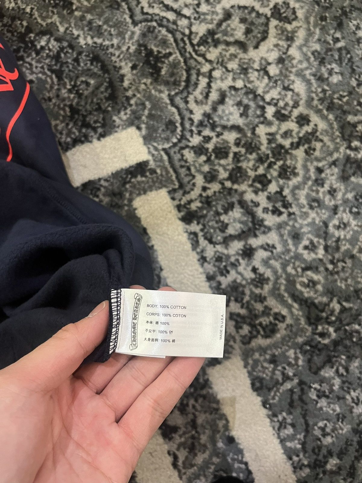 Chrome Hearts RARE CHROME HEARTS NAVY FLORAL NYC EXCLUSIVE Size US XL / EU 56 / 4 - 3 Thumbnail