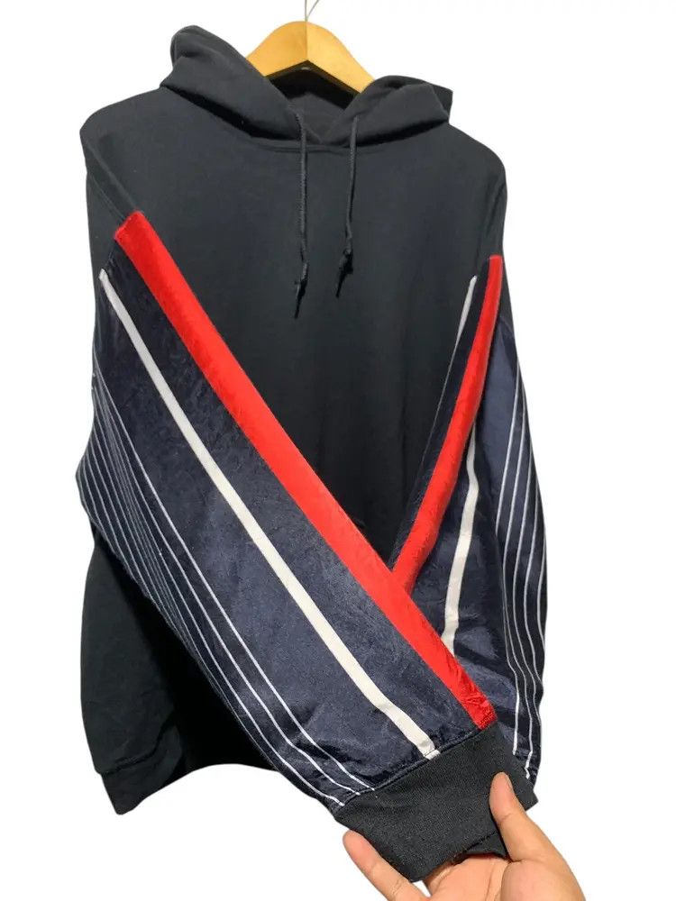 NOMA t.d FW19 NOMA t.d striped sleeve oversized hoodie Size US XL / EU 56 / 4 - 10 Thumbnail
