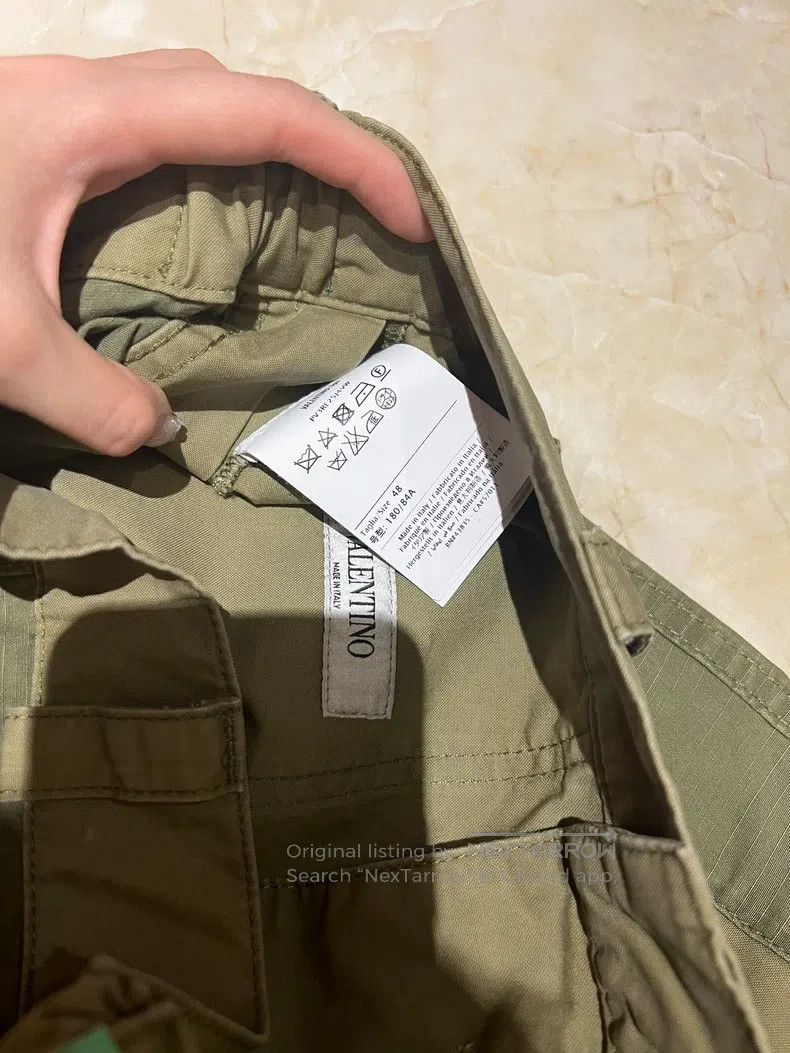 Valentino Valentino Embroidered cargo pants Size US 28 / EU 44 - 4 Thumbnail