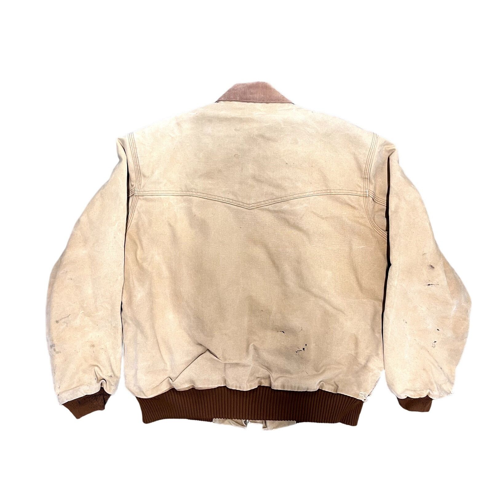 Carhartt Vintage Carhartt Santa Fe Quilted Lined Faded Brown Jacket Size US L / EU 52-54 / 3 - 4 Thumbnail