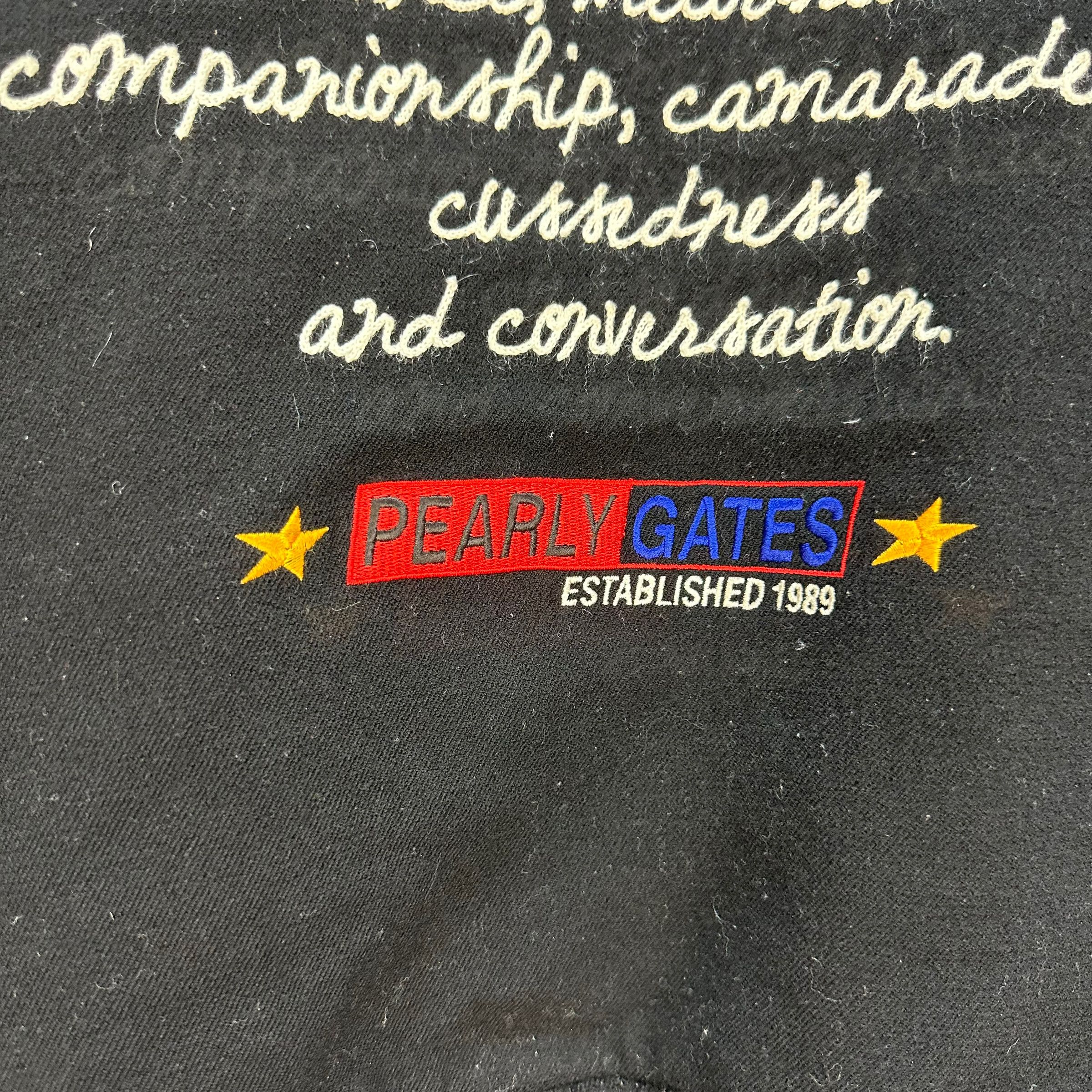 Japanese Brand PEARLY GATES WOOL LEATHER VARSITY JACKET #8180-209 Size US M / EU 48-50 / 2 - 3 Thumbnail
