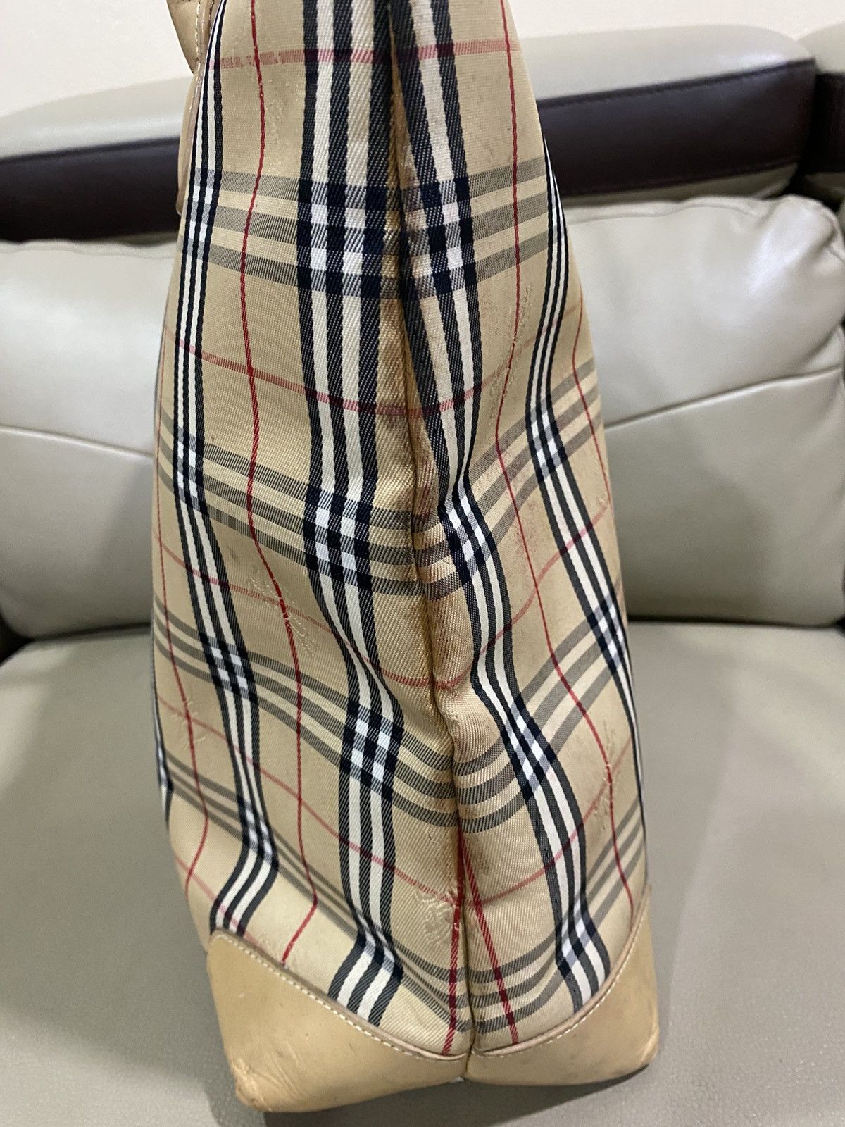 Burberry Authentic Vintage Burberry’s Nova Check Tote Bag Size ONE SIZE - 9 Thumbnail