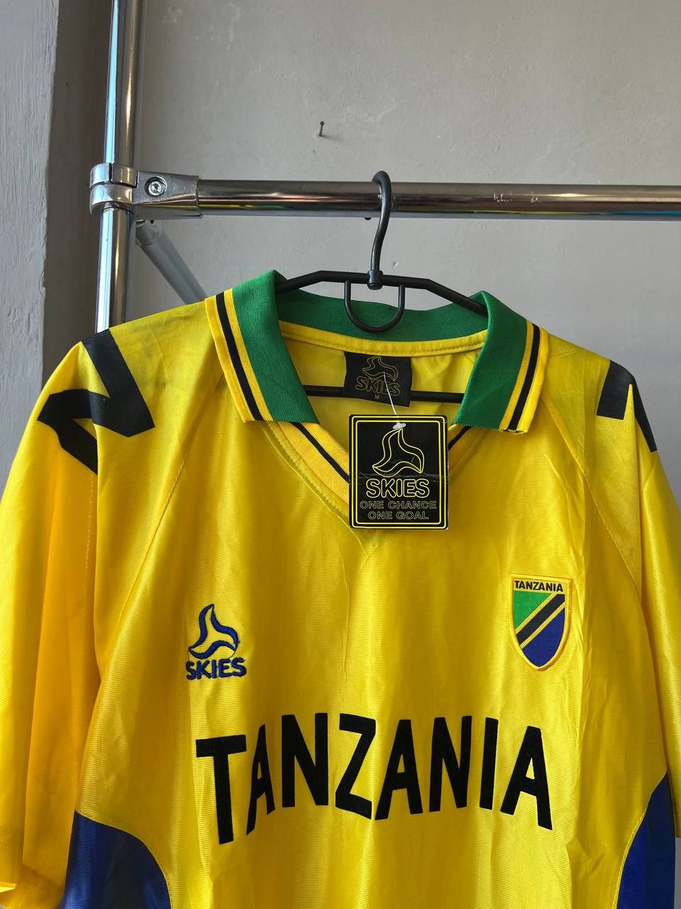 Vintage NEW! 2003/06 TANZANIA TEAM AWAY SOCCER FOOTBALL JERSEY SKIES Size US M / EU 48-50 / 2 - 3 Thumbnail