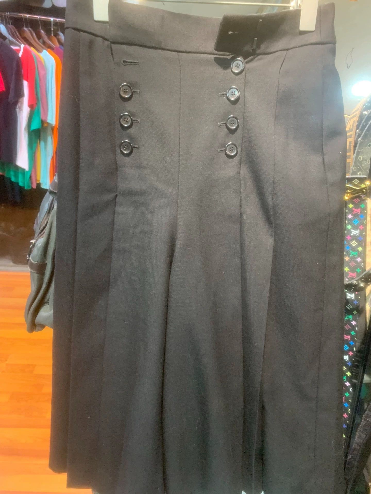 Saint Laurent Paris Saint Laurent Paris Woolen long skirt Size US 36 / EU 52 - 1 Thumbnail