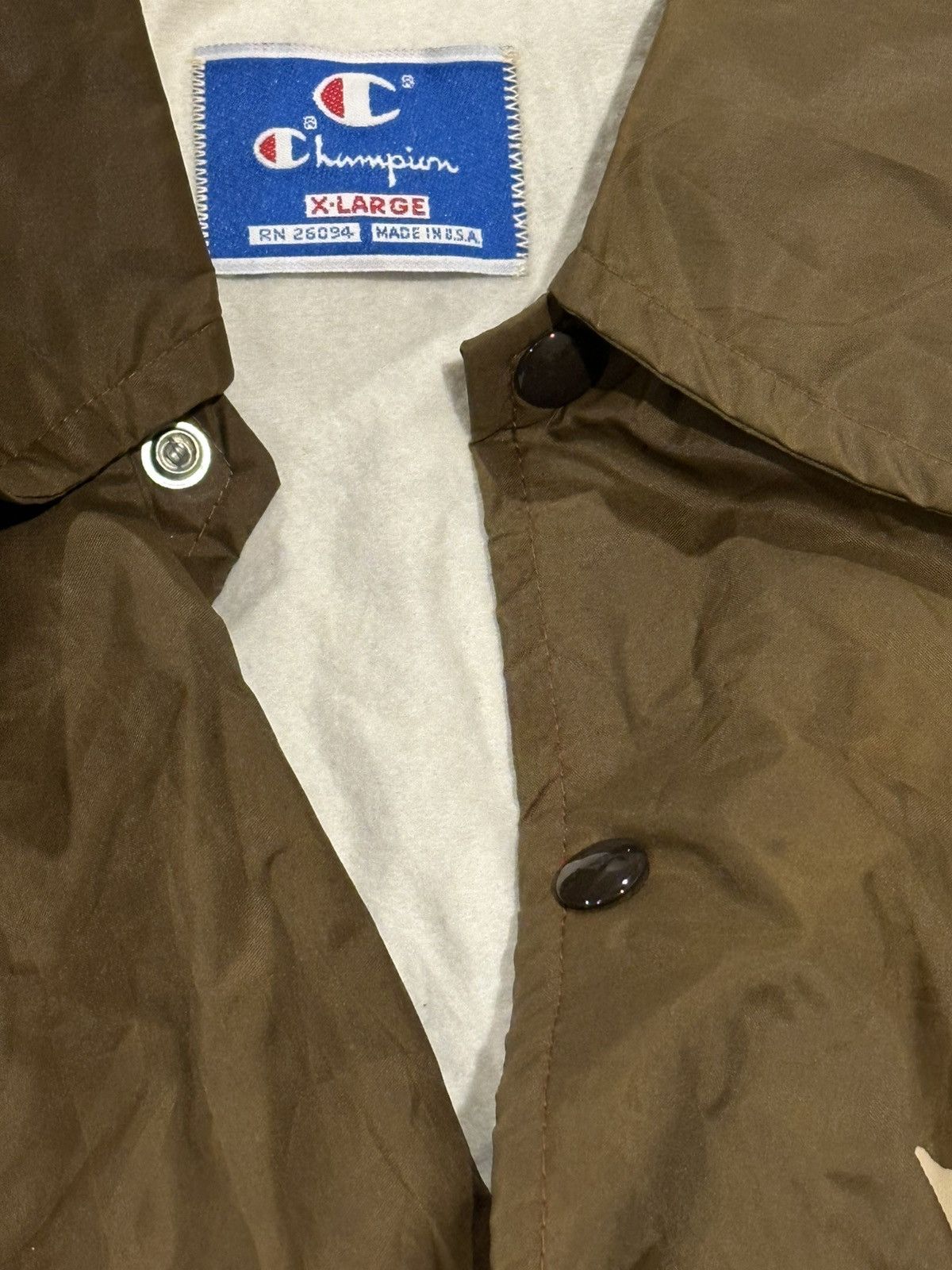 Champion Vintage Champion Coach Jacket – Brown – Made in USA (XL) Size US XL / EU 56 / 4 - 3 Thumbnail