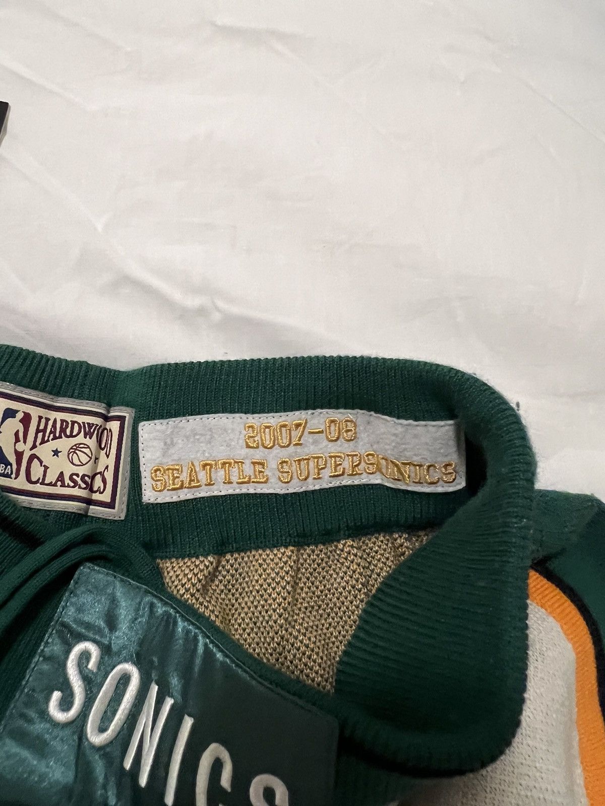 Mitchell & Ness × NBA Mitchell & Ness x CLOT NBA Shorts Seattle Supersonics Size US 28 / EU 44 - 4 Thumbnail