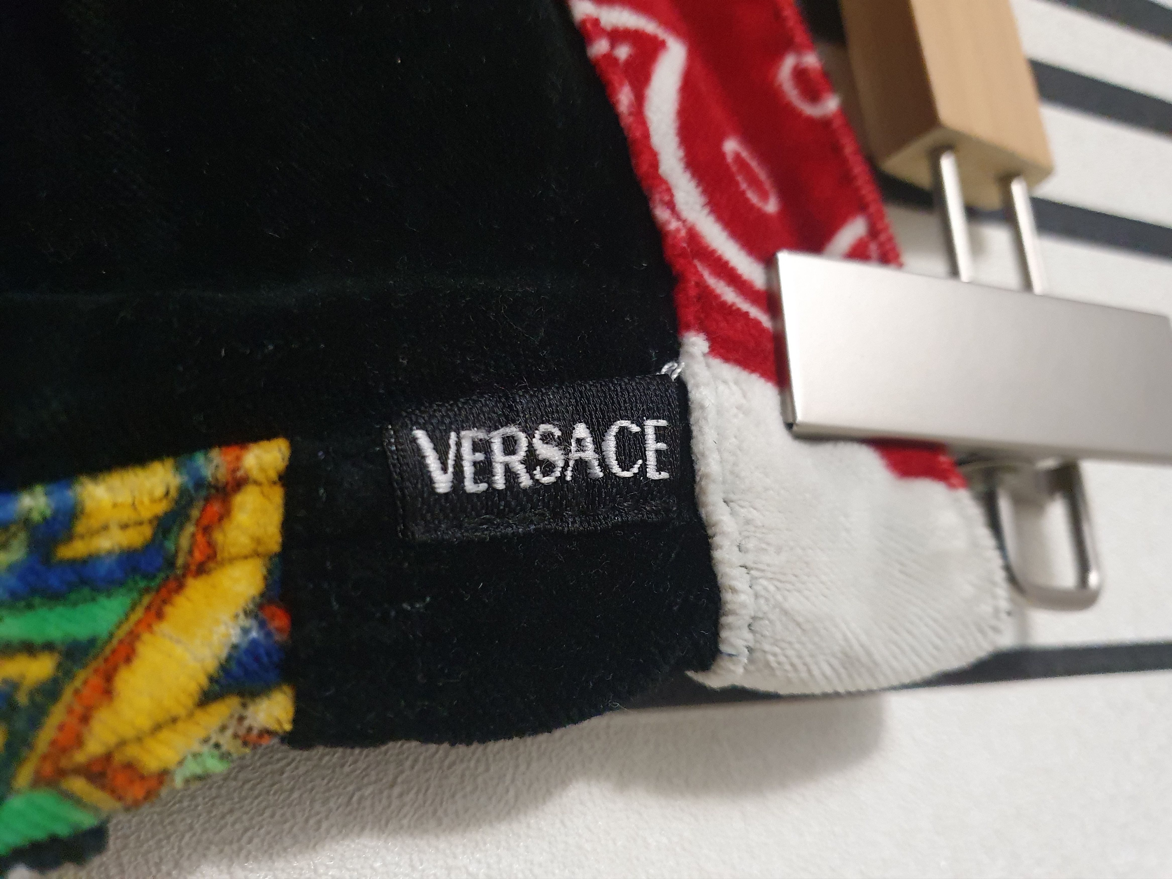 Vintage 80's Versace Floral-Indian Print Corduroy Y2k Rare Pants Size 29" - 6 Thumbnail