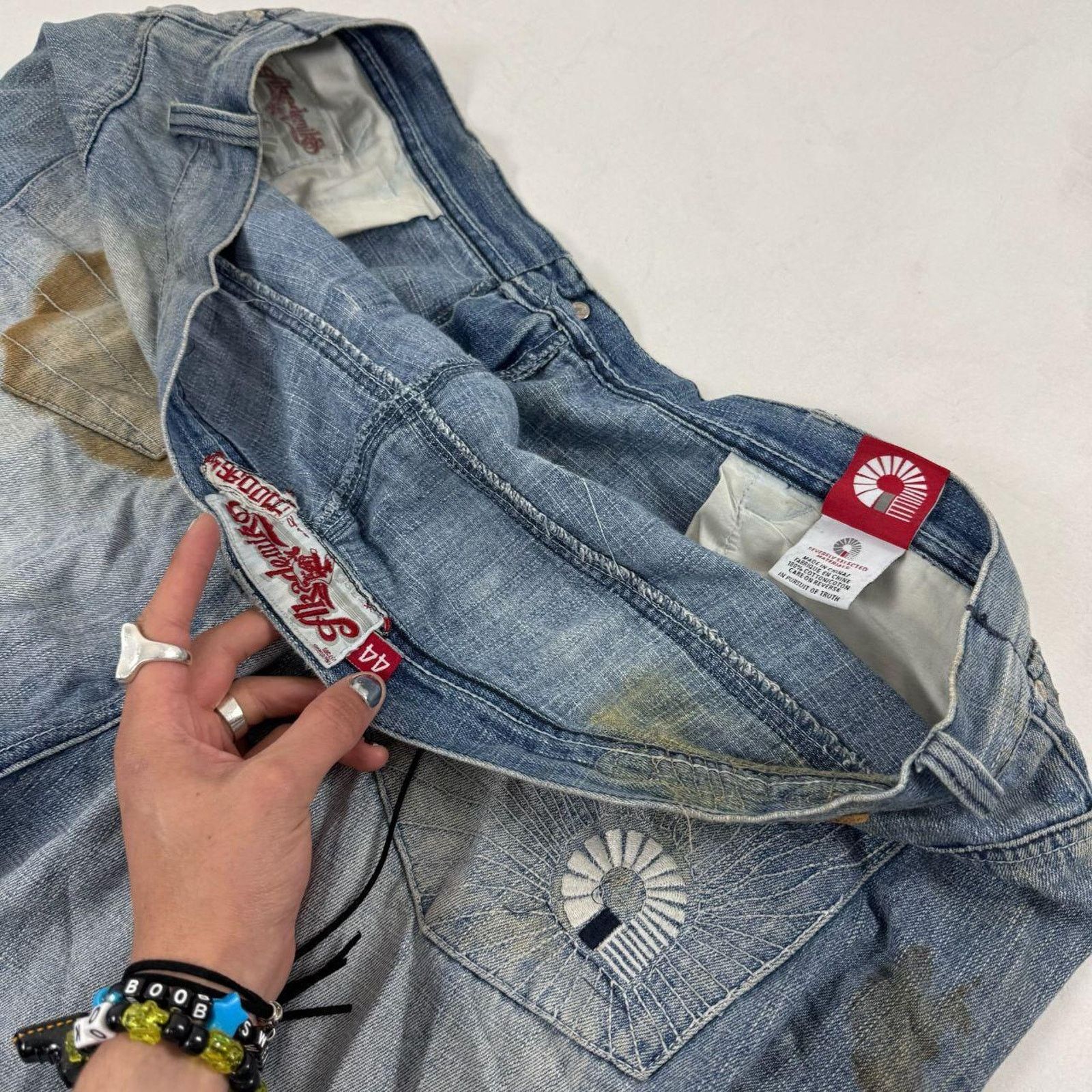 Akademiks × JNCO × Vintage Vintage y2k akademiks grunge archive baggy wide leg jeans Size US 44 / EU 60 - 6 Thumbnail