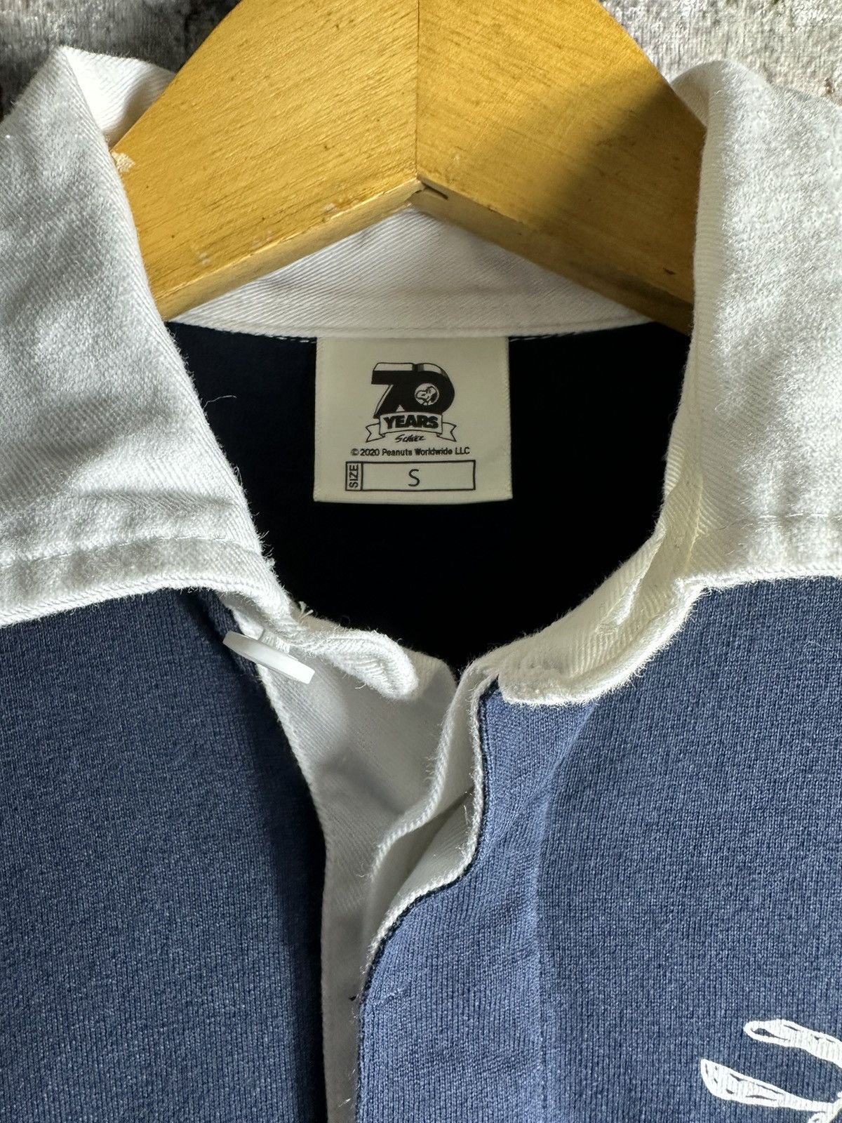 Peanuts ARCHIVE PEANUTS GANG SKATEBOARD DOUBLE COLLAR SHIRT Size US L / EU 52-54 / 3 - 3 Thumbnail