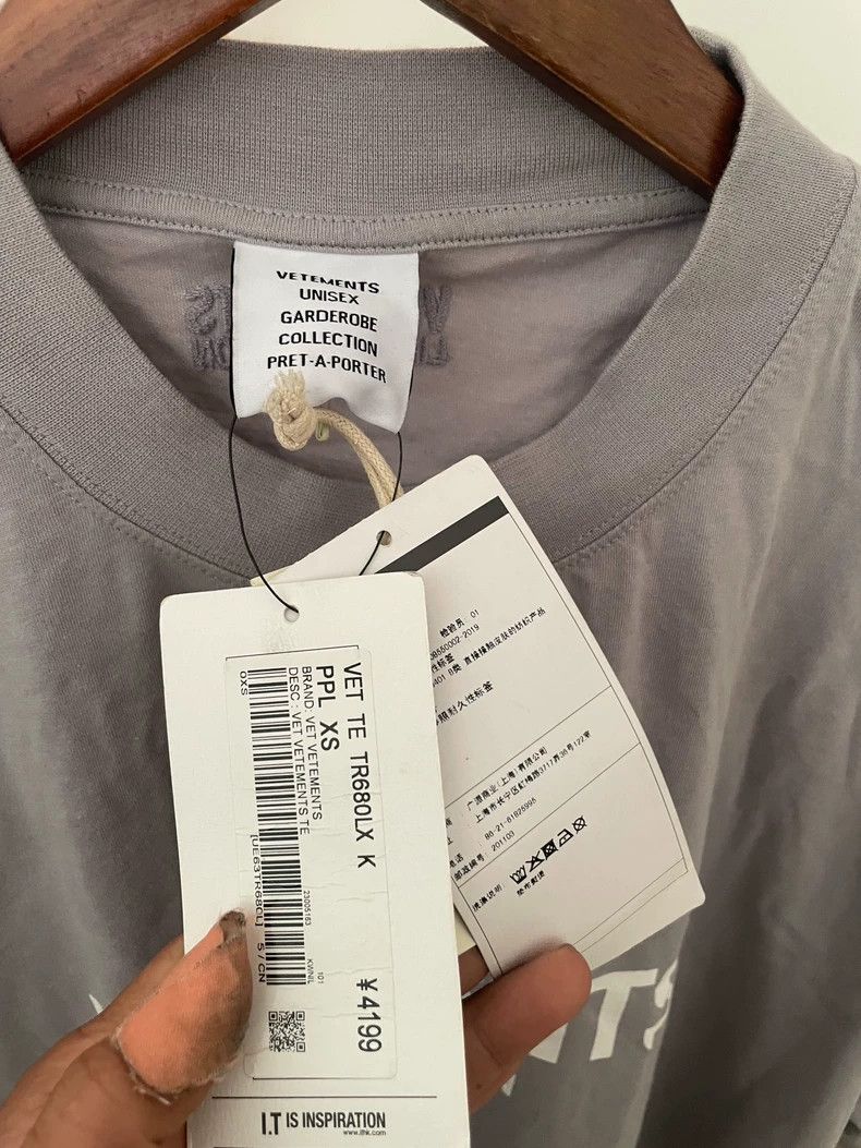 Vetements Vetements 24S Balenciaga Style Street Brand T-Shirt Size US XS / EU 42 / 0 - 5 Thumbnail