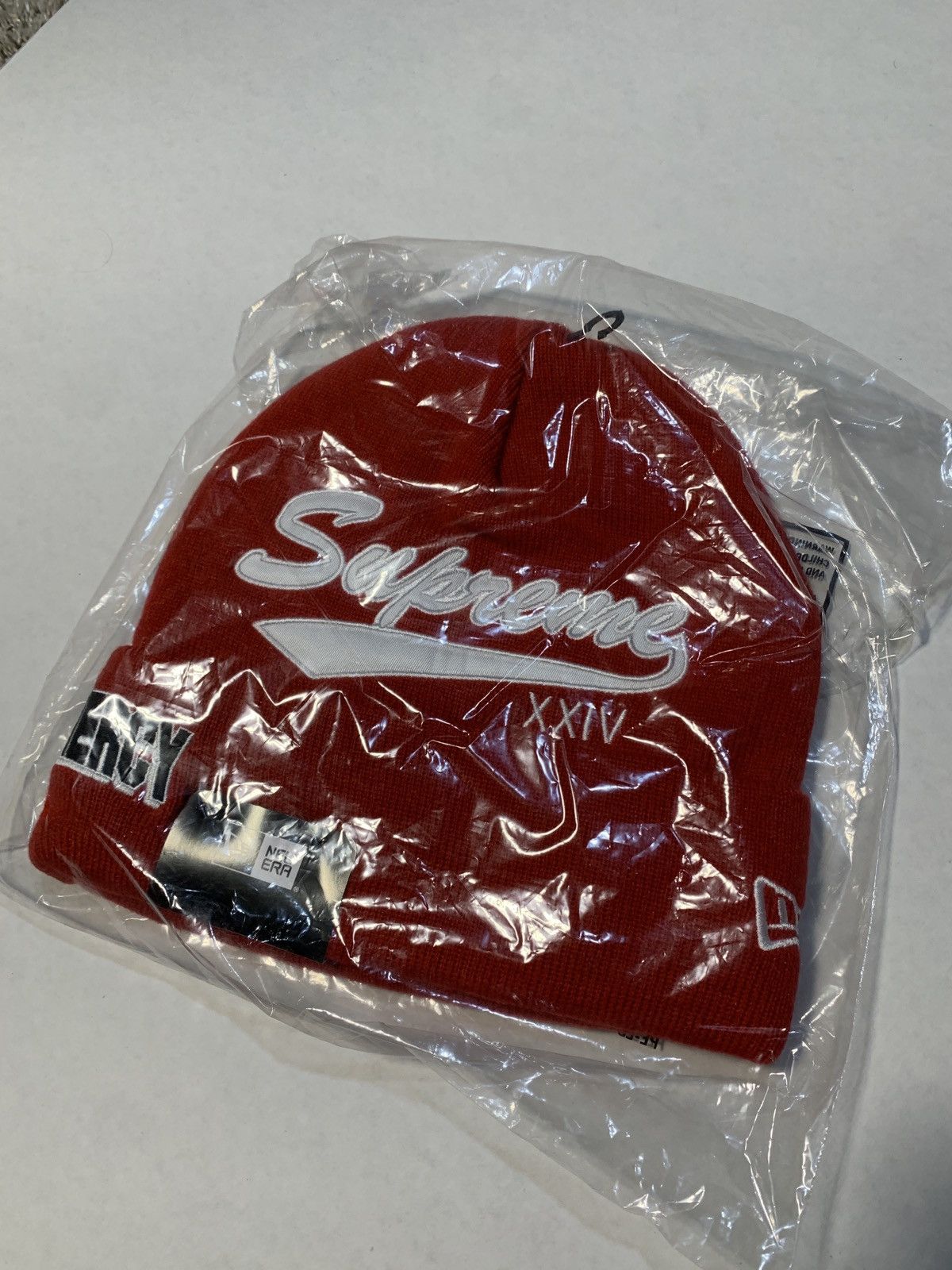 Supreme Supreme “Salvation” New Era Stacked Beanie “Divine Mercy” Size ONE SIZE - 1 Thumbnail
