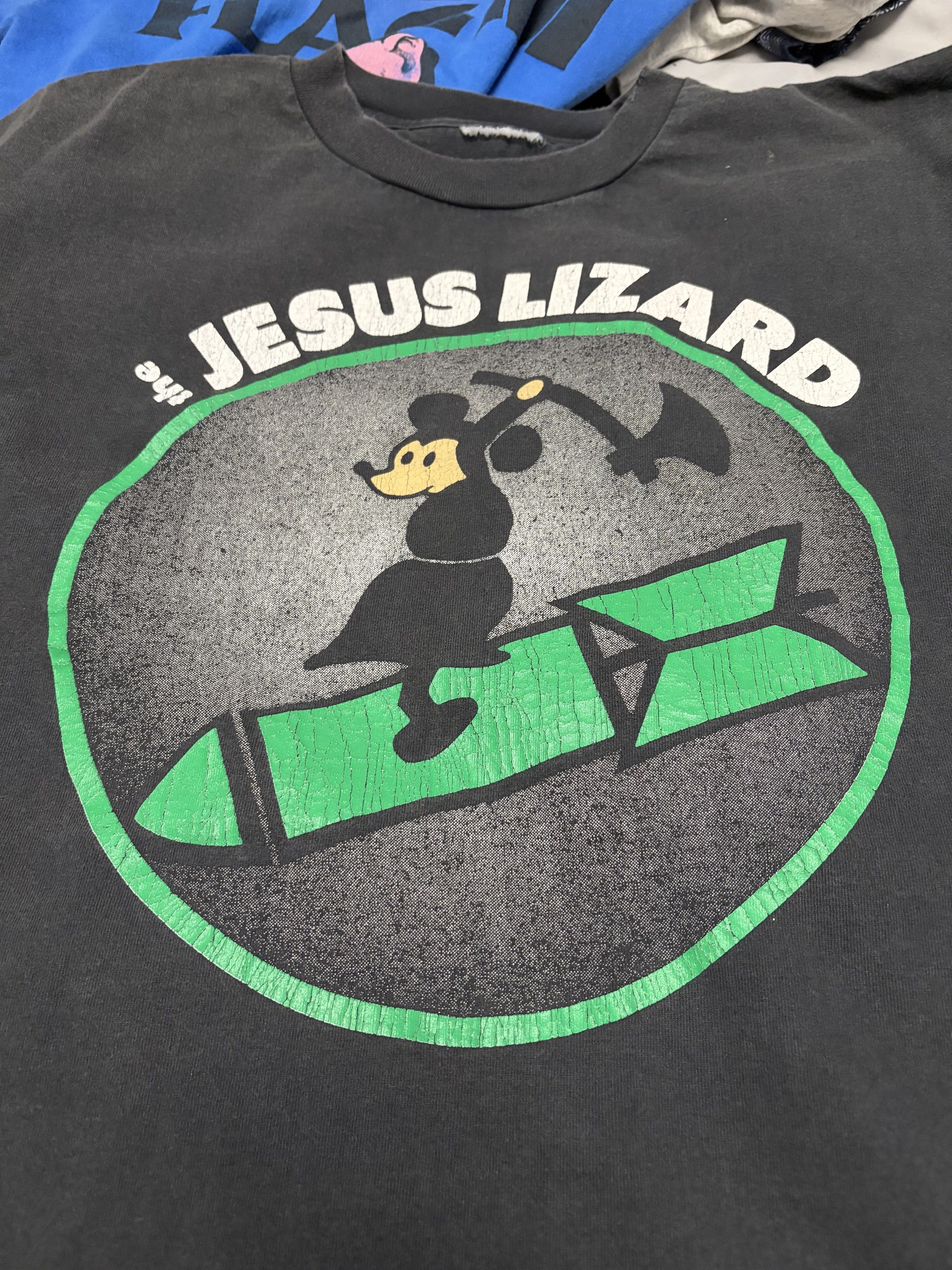 Vintage vintage 1991 jesus lizard mouthbreather tour shirt Size US XL / EU 56 / 4 - 3 Thumbnail