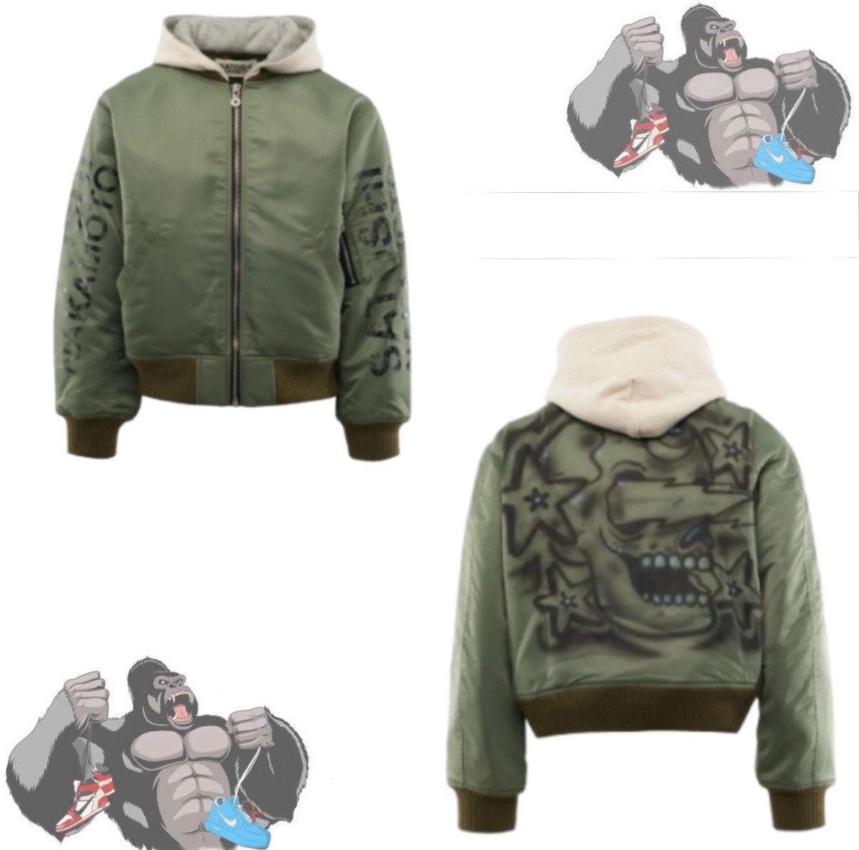 Satoshi Nakamoto Satoshi Nakamoto Abandoned Theme Park Bomber Jacket Size US XXL / EU 58 / 5 - 1 Thumbnail