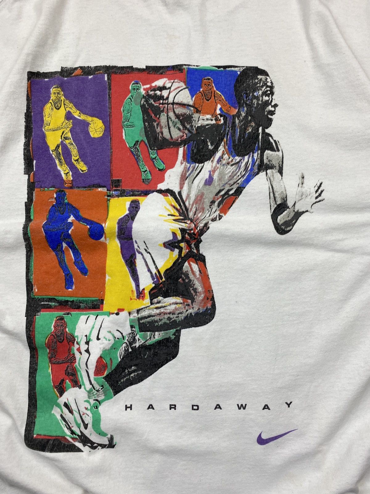 NBA × Nike × Vintage VTG 90s Penny Hardaway Nike NBA Art Tee Size Large Size US L / EU 52-54 / 3 - 7 Thumbnail
