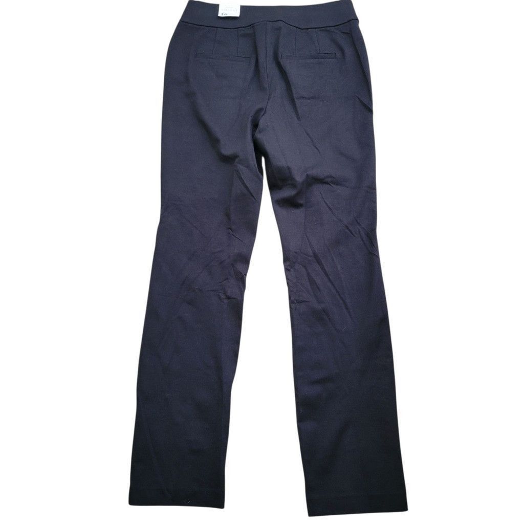 Other Lane Bryant Ponte Pull-On Straight Black Pants Long size 14 Size 36" / US 14 / IT 50 - 3 Thumbnail