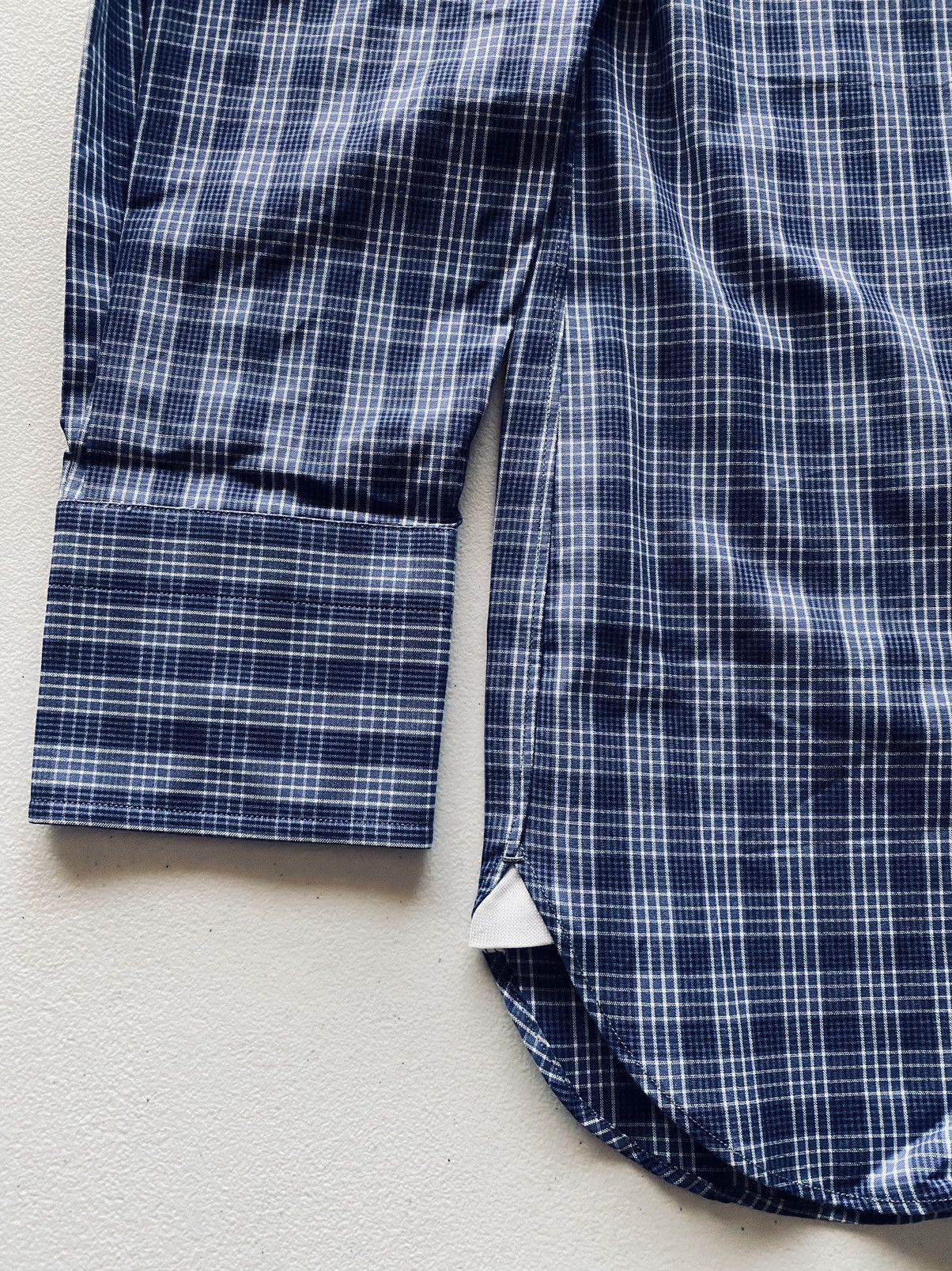 Tom Ford Tom Ford blue glen check shirt 16.5 42e NEW Size US L / EU 52-54 / 3 - 3 Thumbnail