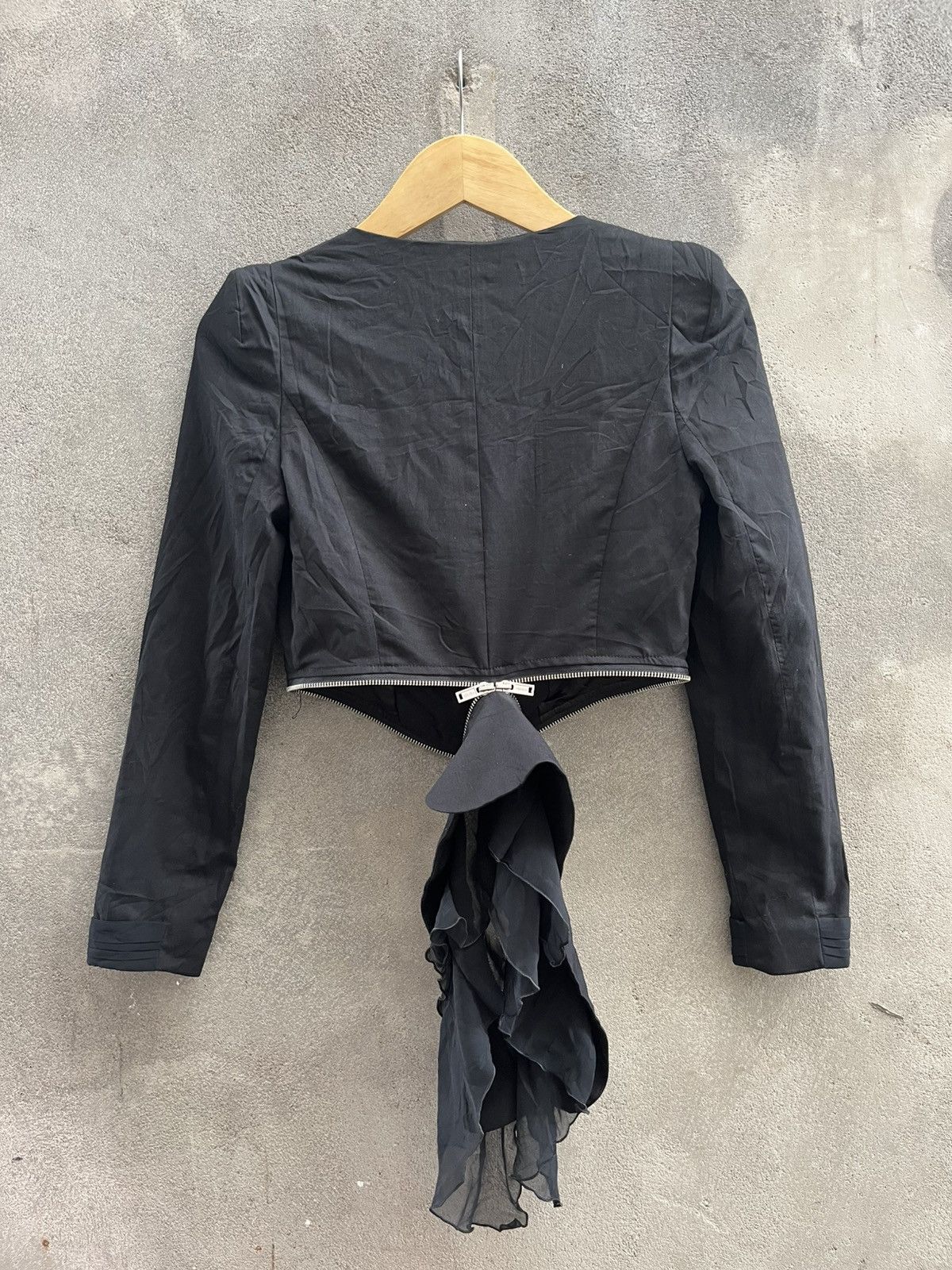 Comme des Garcons × Toga × Yohji Yamamoto KISSBON Jaket Ruffle Avant-Garde Jepang – Inspired by Yohji Size US M / EU 48-50 / 2 - 2 Thumbnail