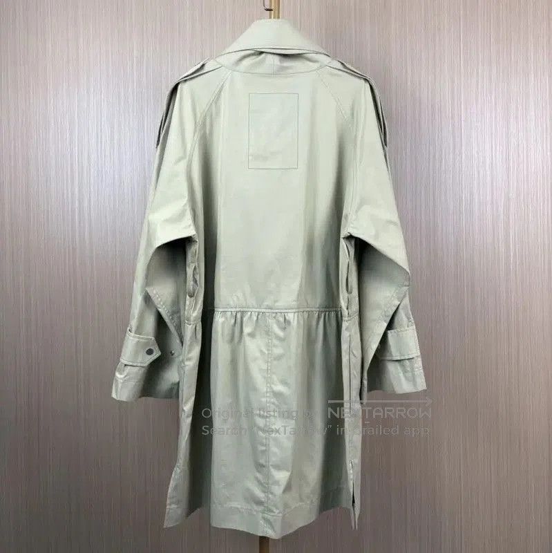 Burberry Burberry Light Green Women's Trench Coat. Size M / US 6-8 / IT 42-44 - 2 Thumbnail