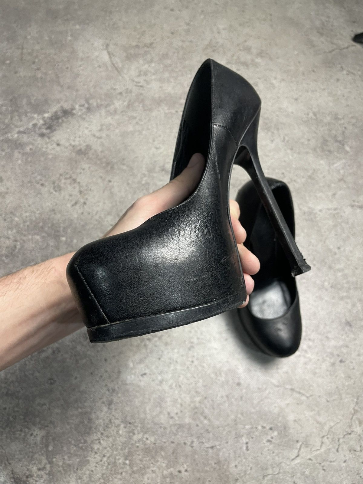 Yves Saint Laurent Yves Saint Laurent Heels 38 Black Size US 8 / IT 38 - 5 Thumbnail