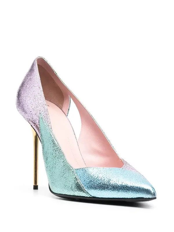 Balmain o1y0625 Pumps in Sky Blue/Light Purple Size US 7 / IT 37 - 2 Thumbnail