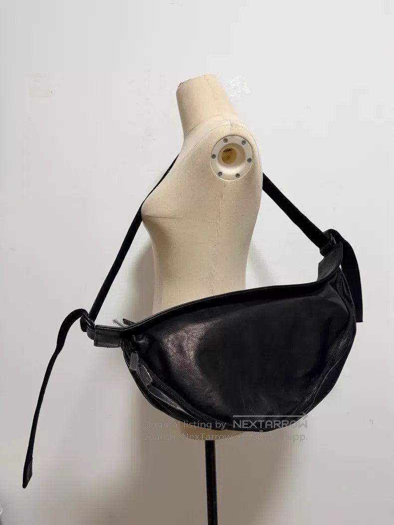 Yohji Yamamoto Yohji Yamamoto Horse Leather Backpack Single Shoulder Bag Size ONE SIZE - 4 Thumbnail