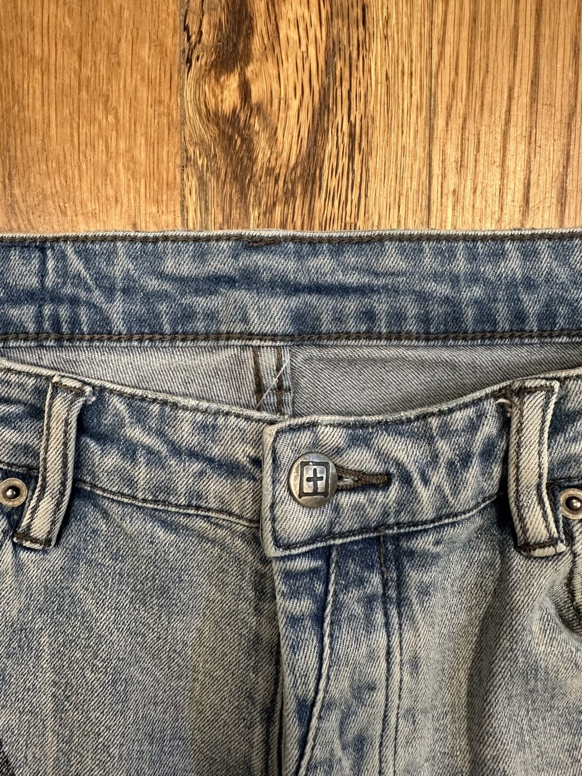 Ksubi Ksubi AOP Logos Blue Denim Jeans Size 36 Size US 36 / EU 52 - 3 Thumbnail