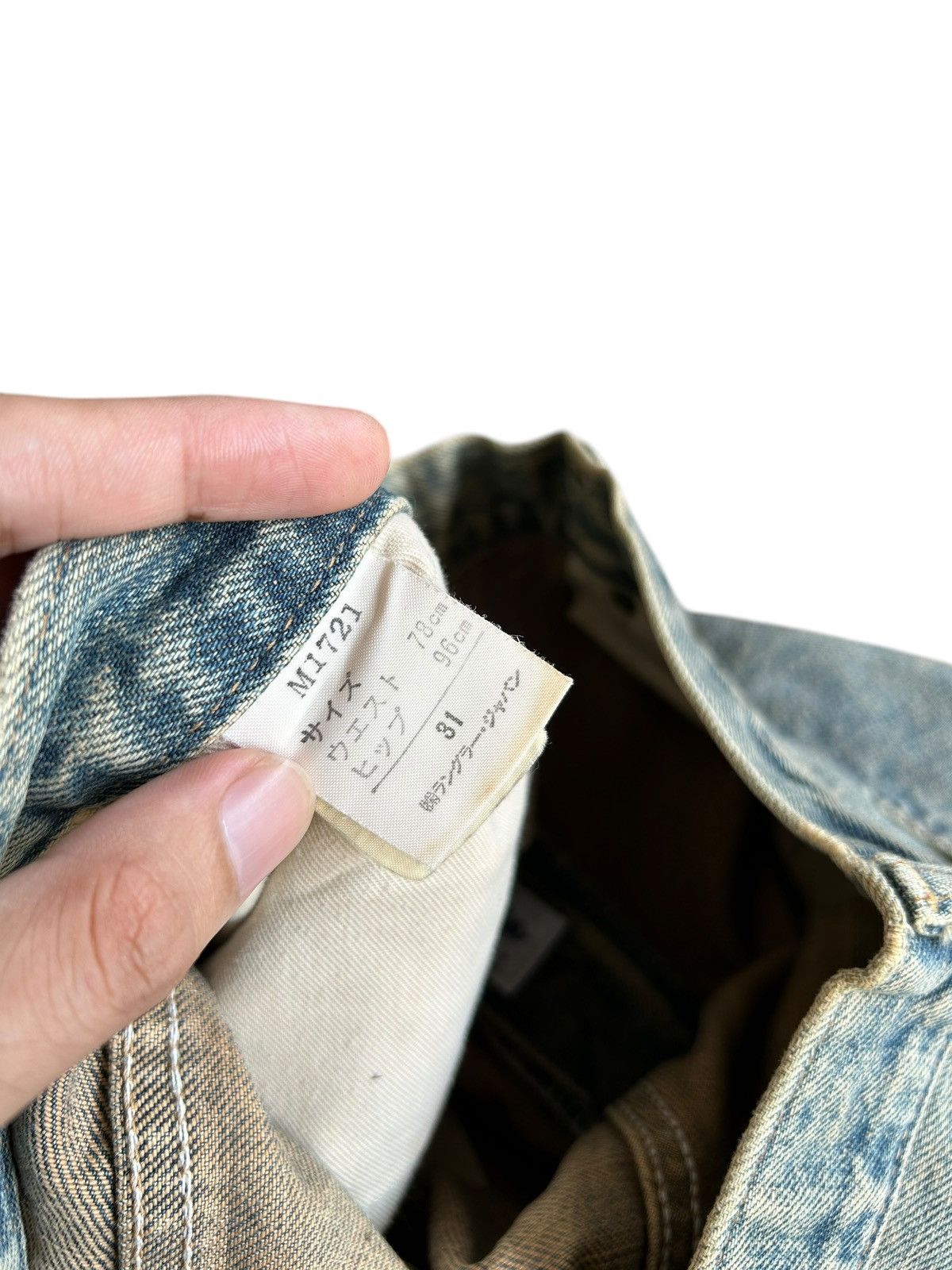 Japanese Brand × Kapital × Vintage Wrangler Selvedge Baggy Distressed Denim Jeans Rusty Size US 31 - 5 Thumbnail