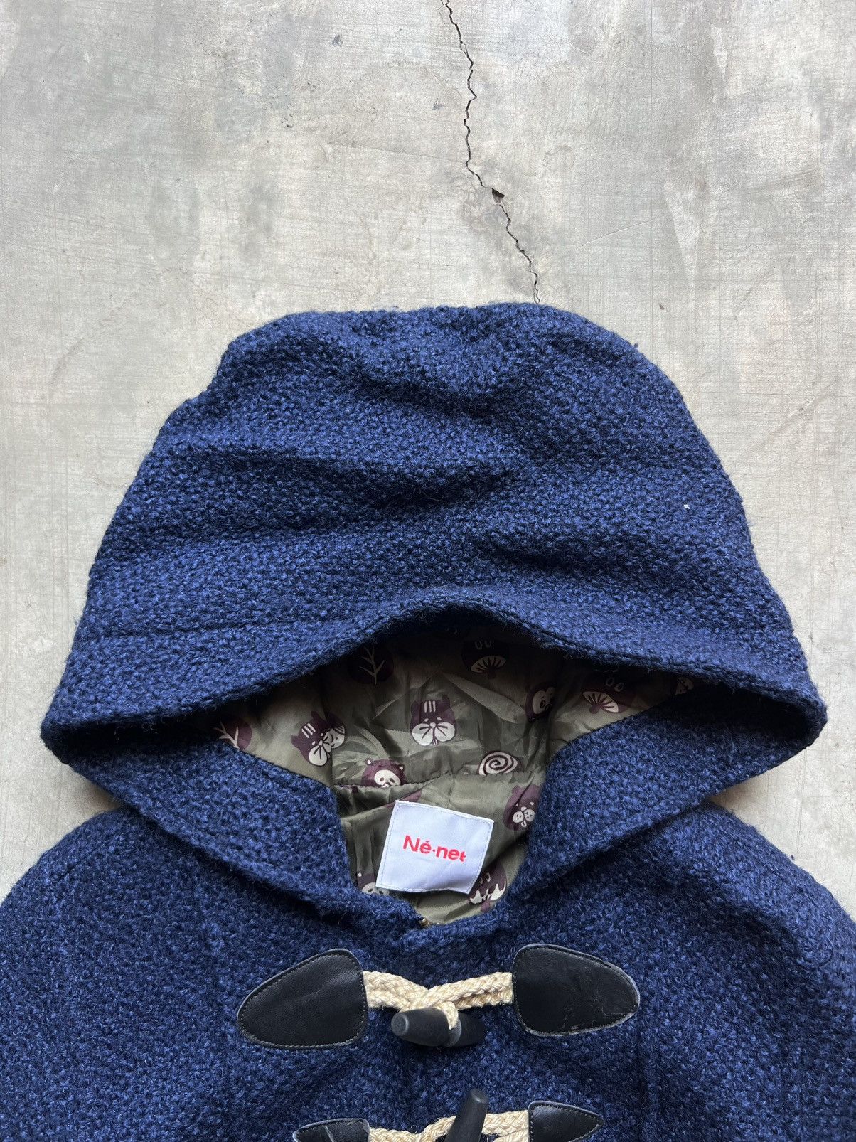 Issey Miyake Ne-Net Issey Miyake Duffle Hoodie Coat Size US XXS / EU 40 - 16 Thumbnail