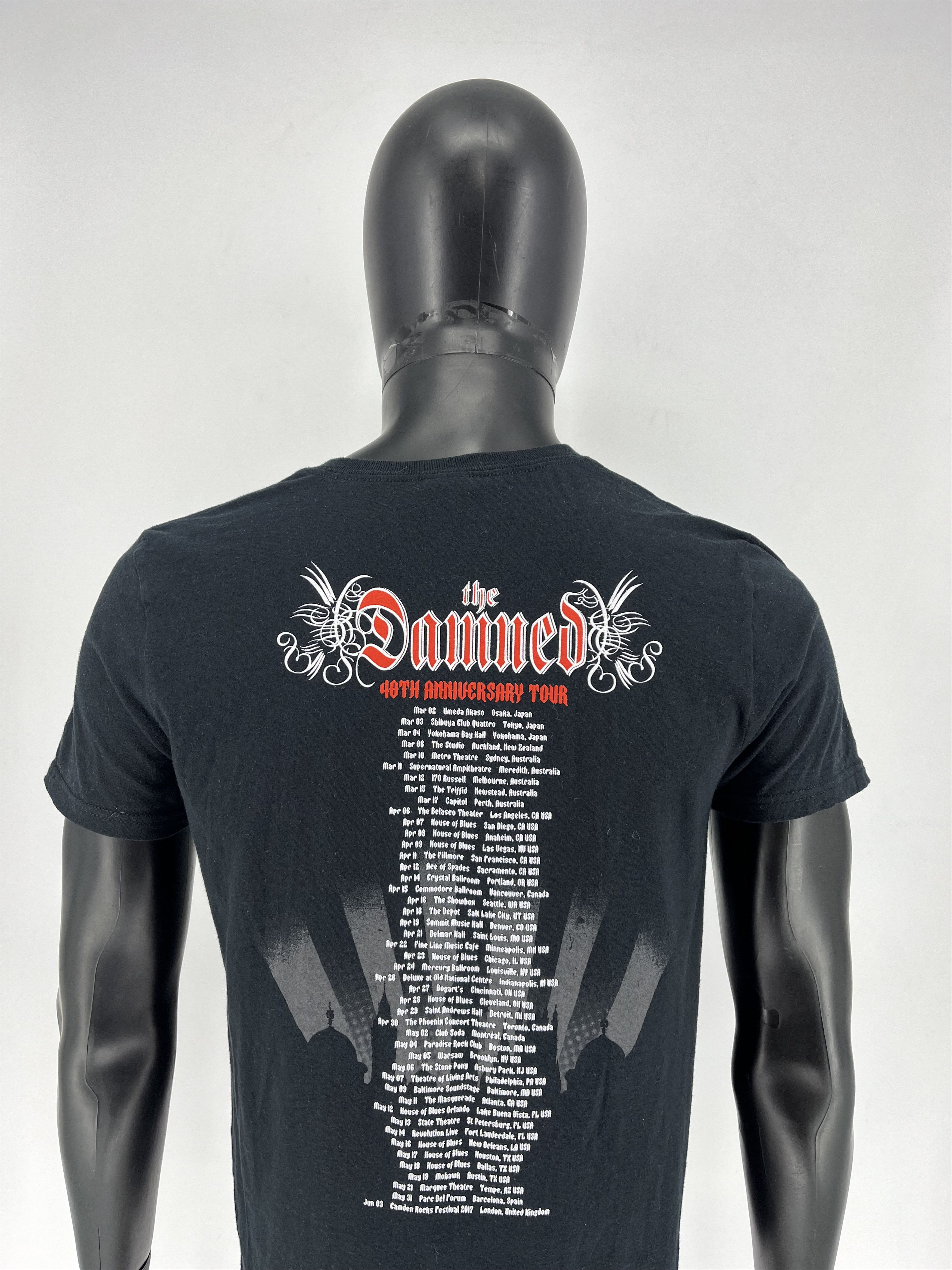 Band Tees × Vintage Vintage 90s The DAMNED Punk Rock T-Shirt Rare Retro Hype Y2K Size US M / EU 48-50 / 2 - 8 Thumbnail