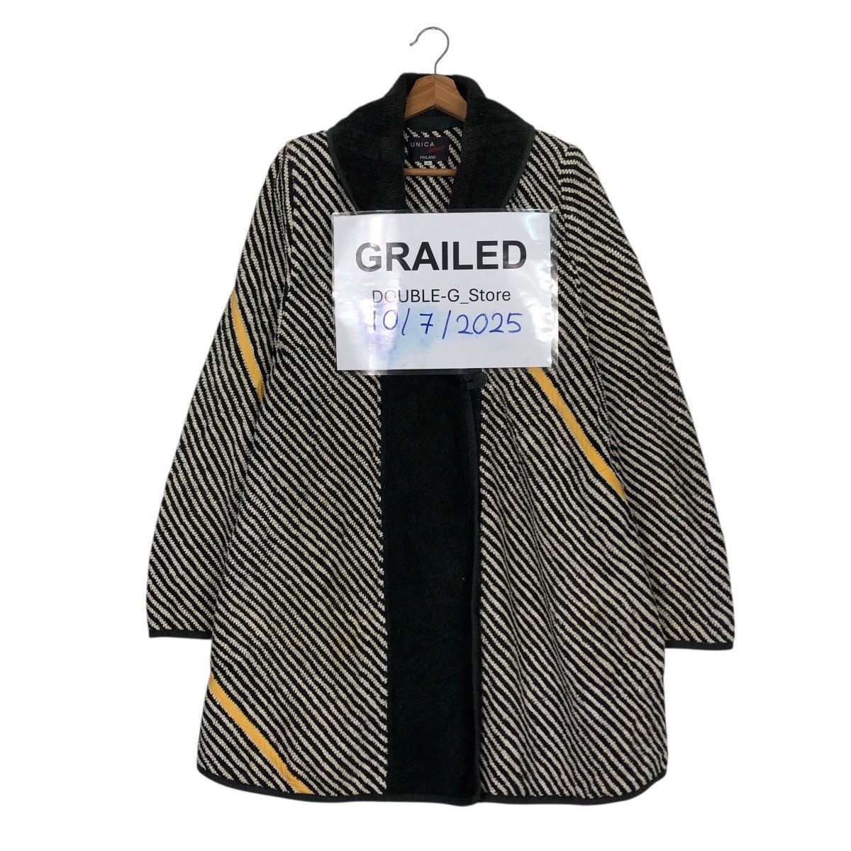 Vintage 📌Vintage Wool Jacket Herringbone Unica Finland Issey Miyake Size US L / EU 52-54 / 3 - 1 Thumbnail