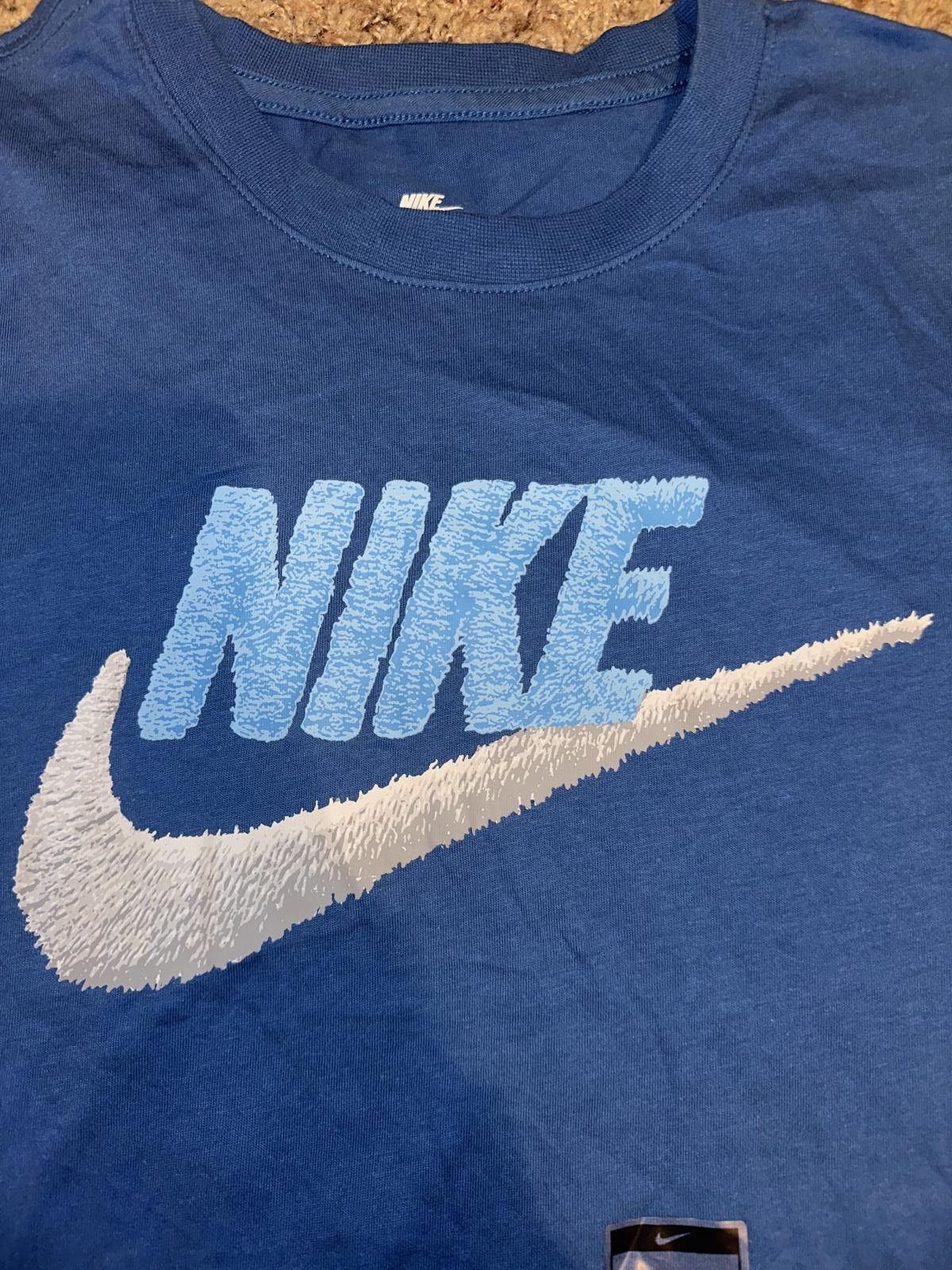 Nike Nike Men’s Futura Logo Round Neck Sports Short Sleeve Shirt Size US M / EU 48-50 / 2 - 4 Thumbnail