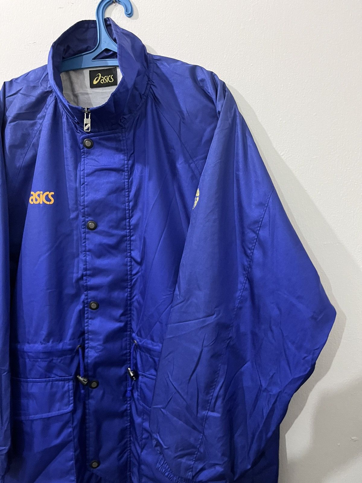 Asics Vintage 90s Asics Nylon Long Coat for Outdoor Size US XL / EU 56 / 4 - 3 Thumbnail