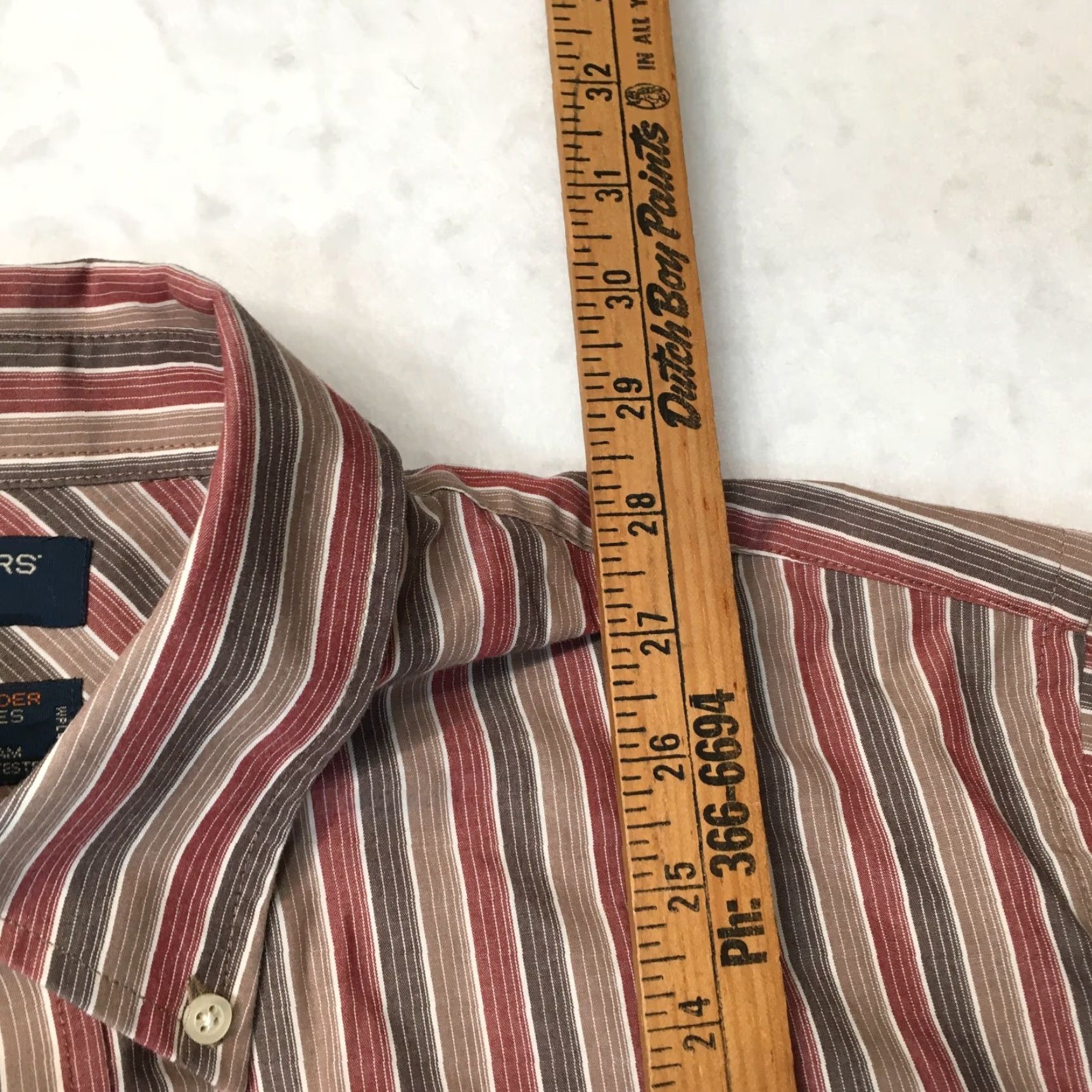 Dockers DOCKERS Shirt Men's Large Classic Plaid Button-Up STAIN DEFENDER NO WRINKLES Multicolor 100% Cotton Polyester Collection Button Down 90s style Size US L / EU 52-54 / 3 - 6 Thumbnail