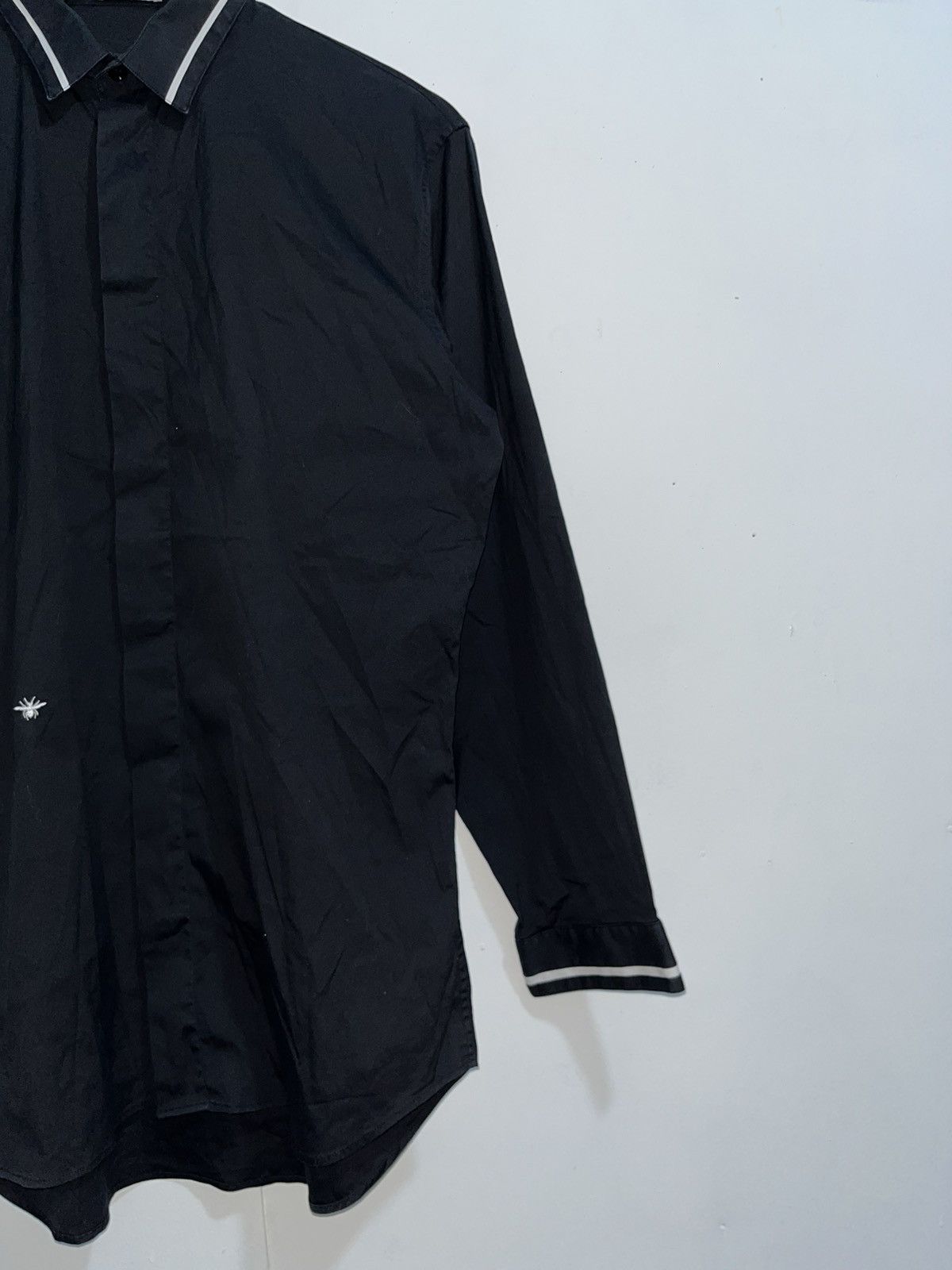 Dior DIOR BEE LOGO BUTTONS DOWN BLACK POLO Size US L / EU 52-54 / 3 - 7 Thumbnail