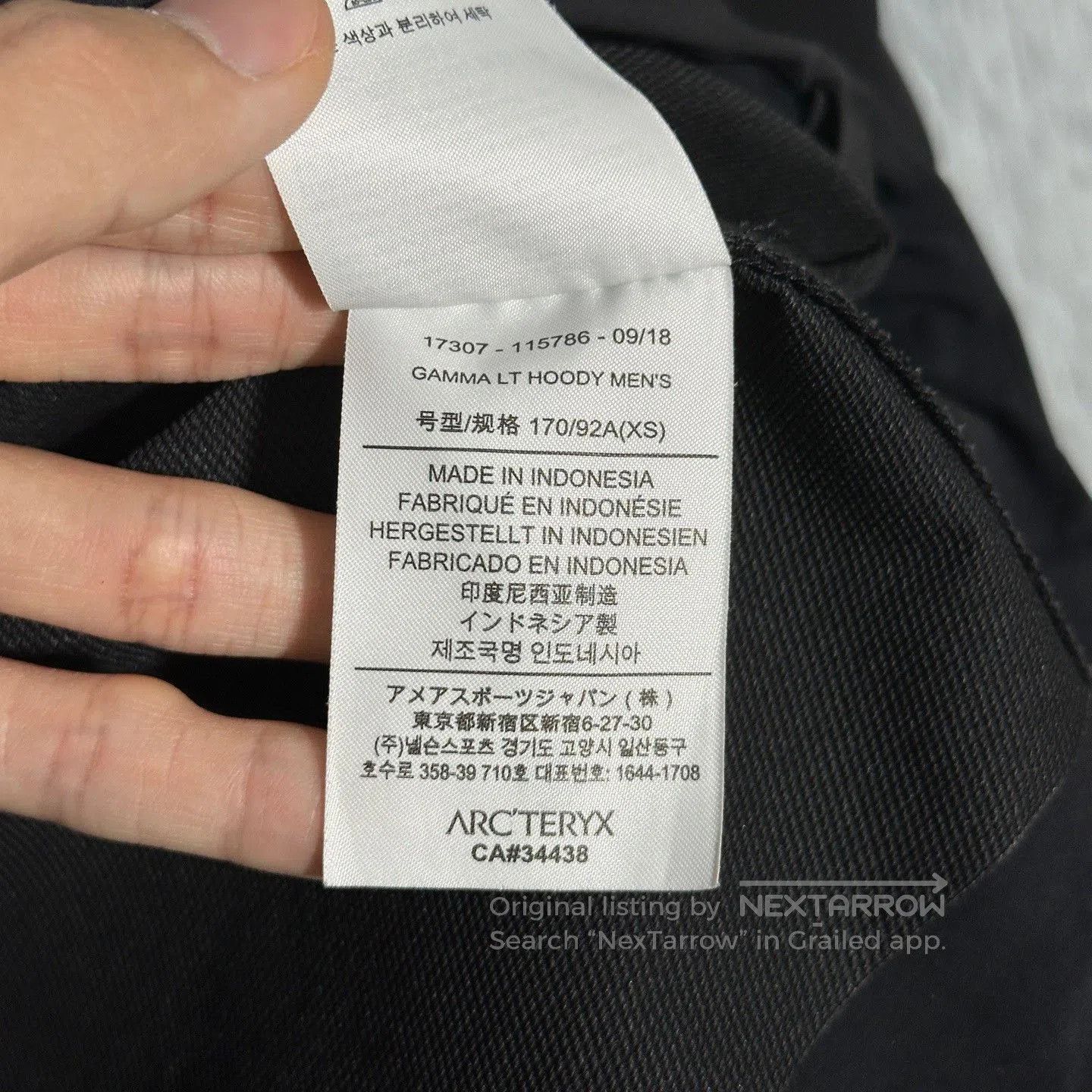 Arc'teryx Arcteryx Gamma LT Hoody Jacket. Size US XS / EU 42 / 0 - 8 Thumbnail