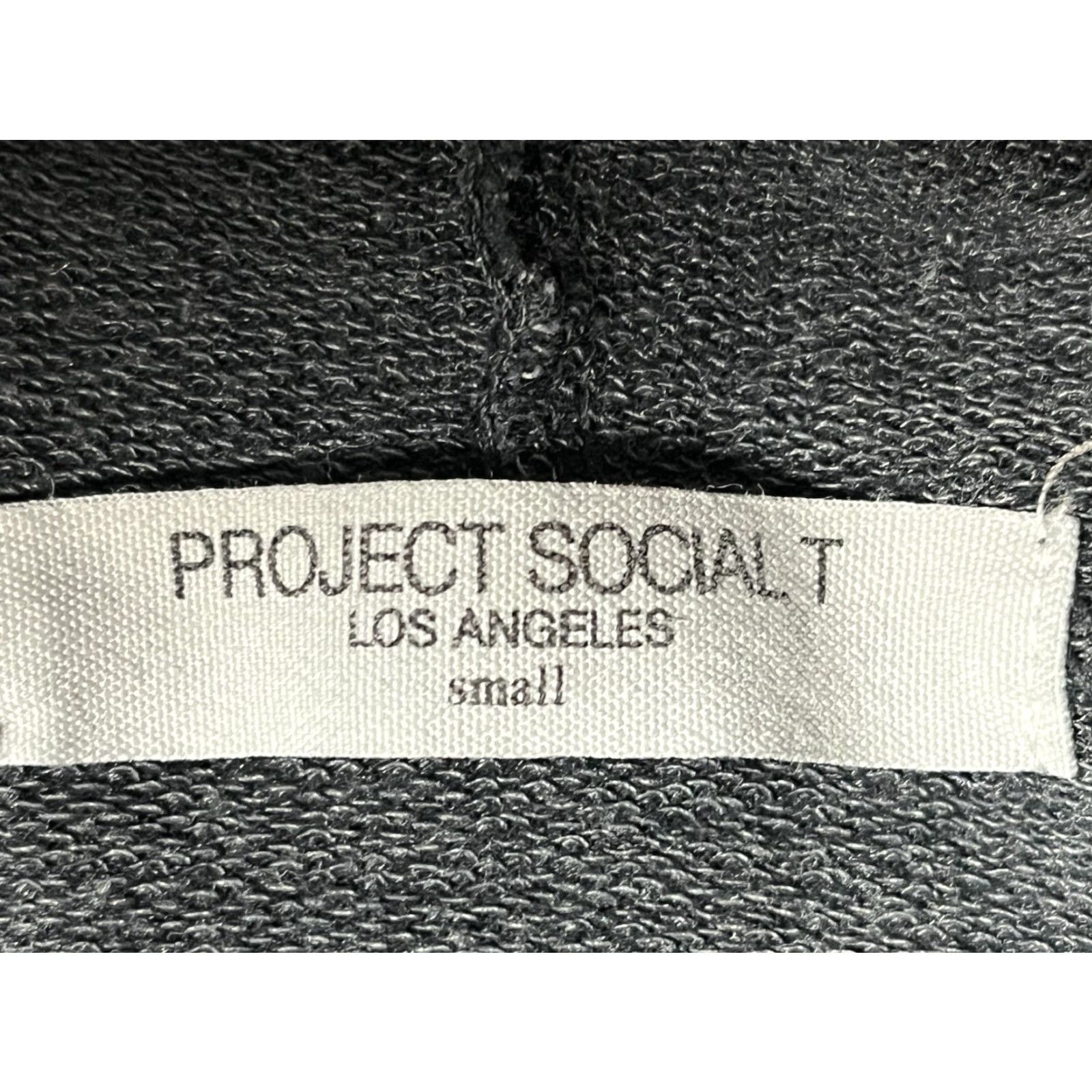 Vintage Project Social T Hoodie Women’s Los Angeles Black Size Small Made in USA Size S / US 4 / IT 40 - 6 Thumbnail