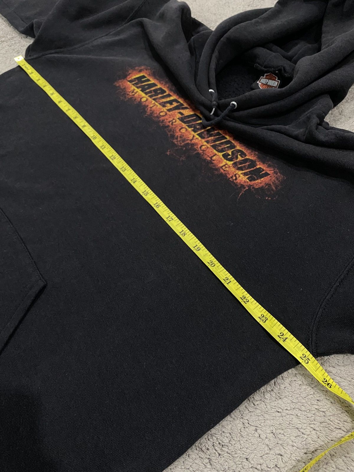 Harley Davidson × Vintage Harley Davidson Logo Flame Hoodie Vintage 2004 Size US XL / EU 56 / 4 - 12 Thumbnail