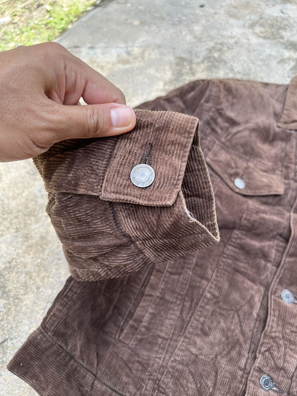 Japanese Brand × Uniqlo × Vintage ⚡️STEALS⚡️Vintage Uniqlo Courdroy Denim Jacket Japan 🇯🇵 Size US L / EU 52-54 / 3 - 6 Thumbnail