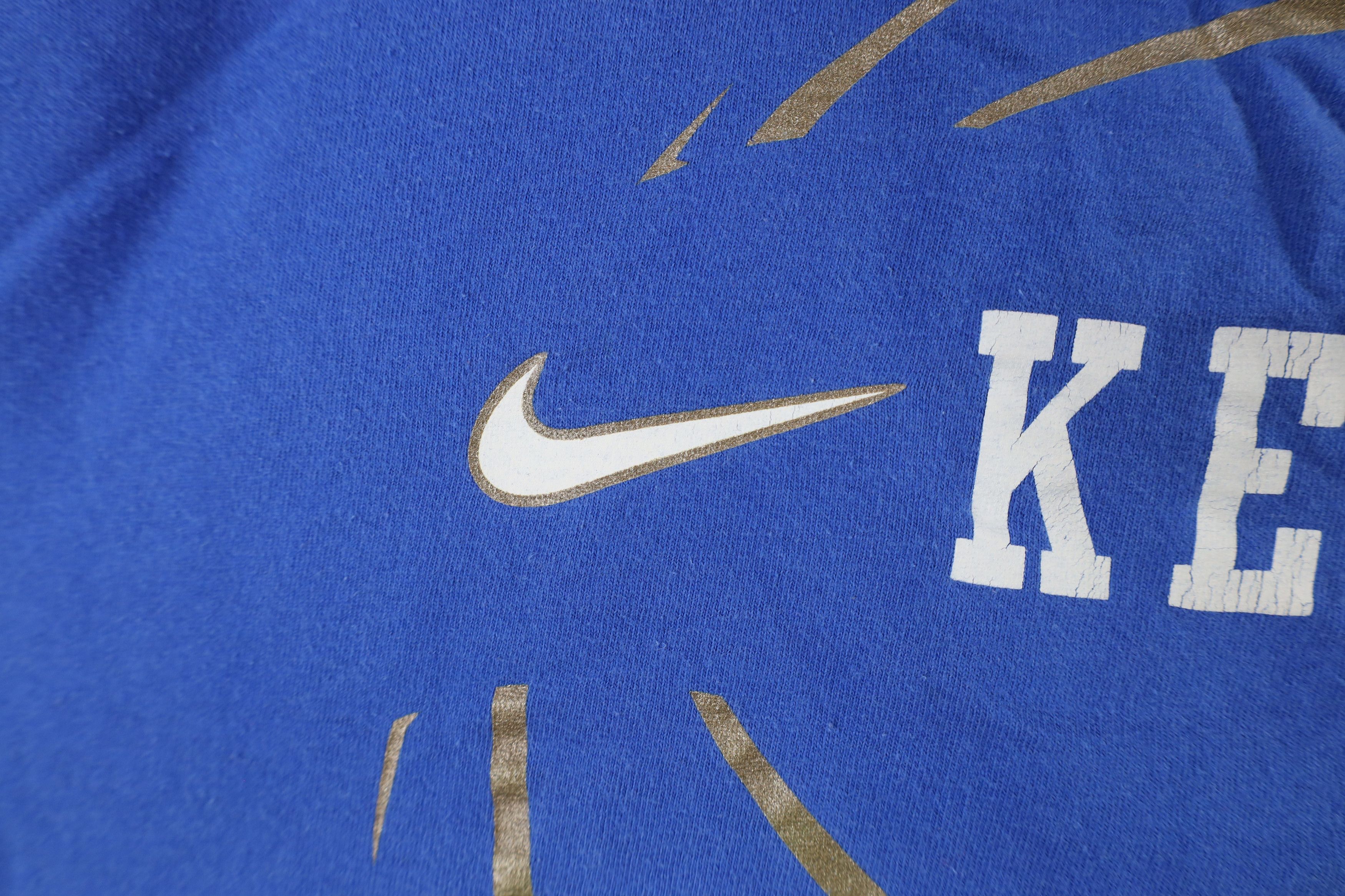 Nike × Vintage Vintage Nike Elite University of Kentucky Basketball T-Shirt Size US XL / EU 56 / 4 - 6 Thumbnail