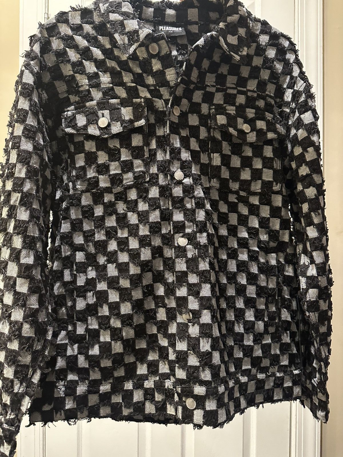 Pleasures Pleasures Curfew Checker Trucker Jacket Size US M / EU 48-50 / 2 - 3 Thumbnail