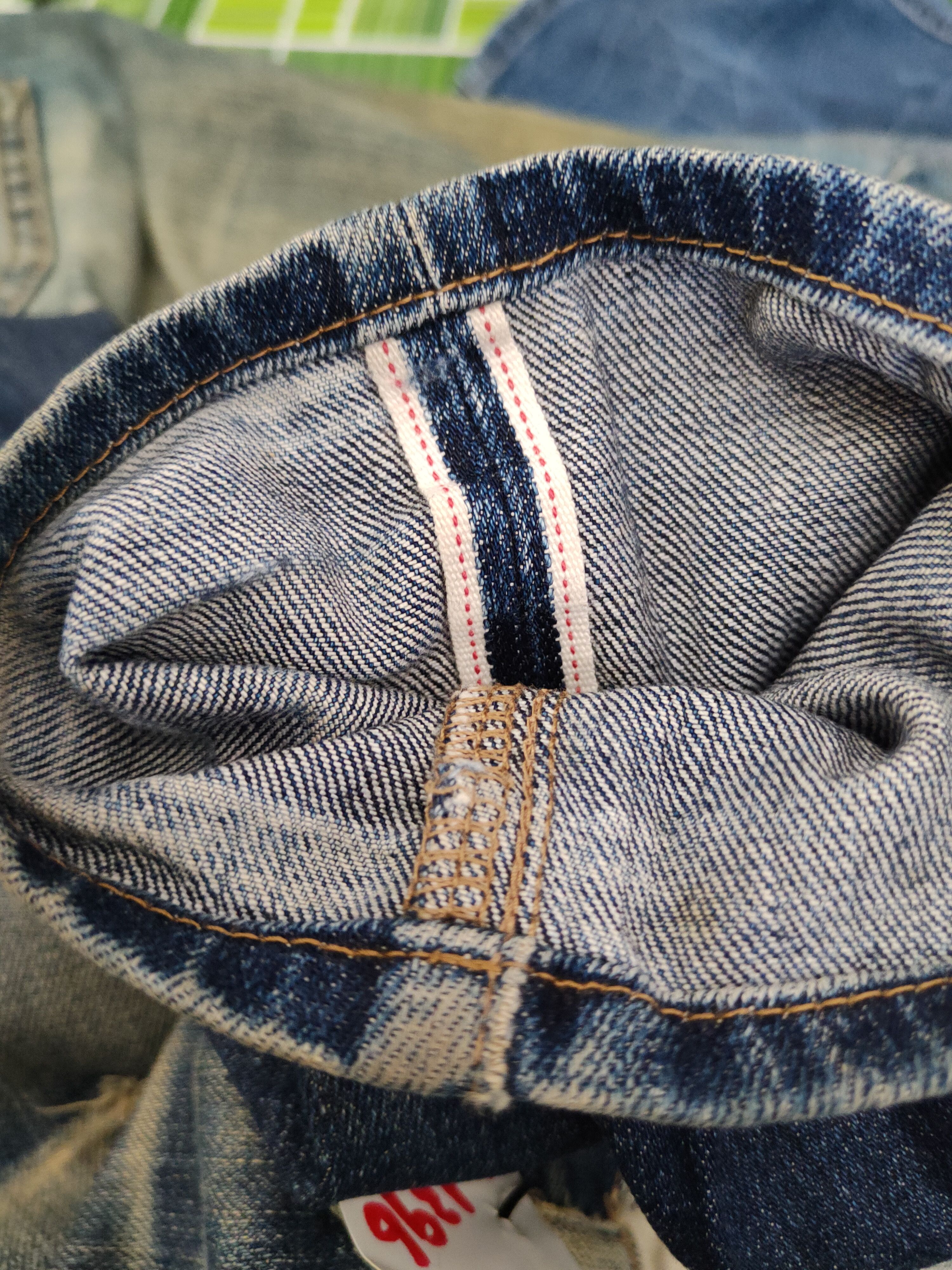 Japanese Brand Uniqlo Dark Blue Distressed Ripped Jeans#W1396 Size US 31 - 13 Thumbnail