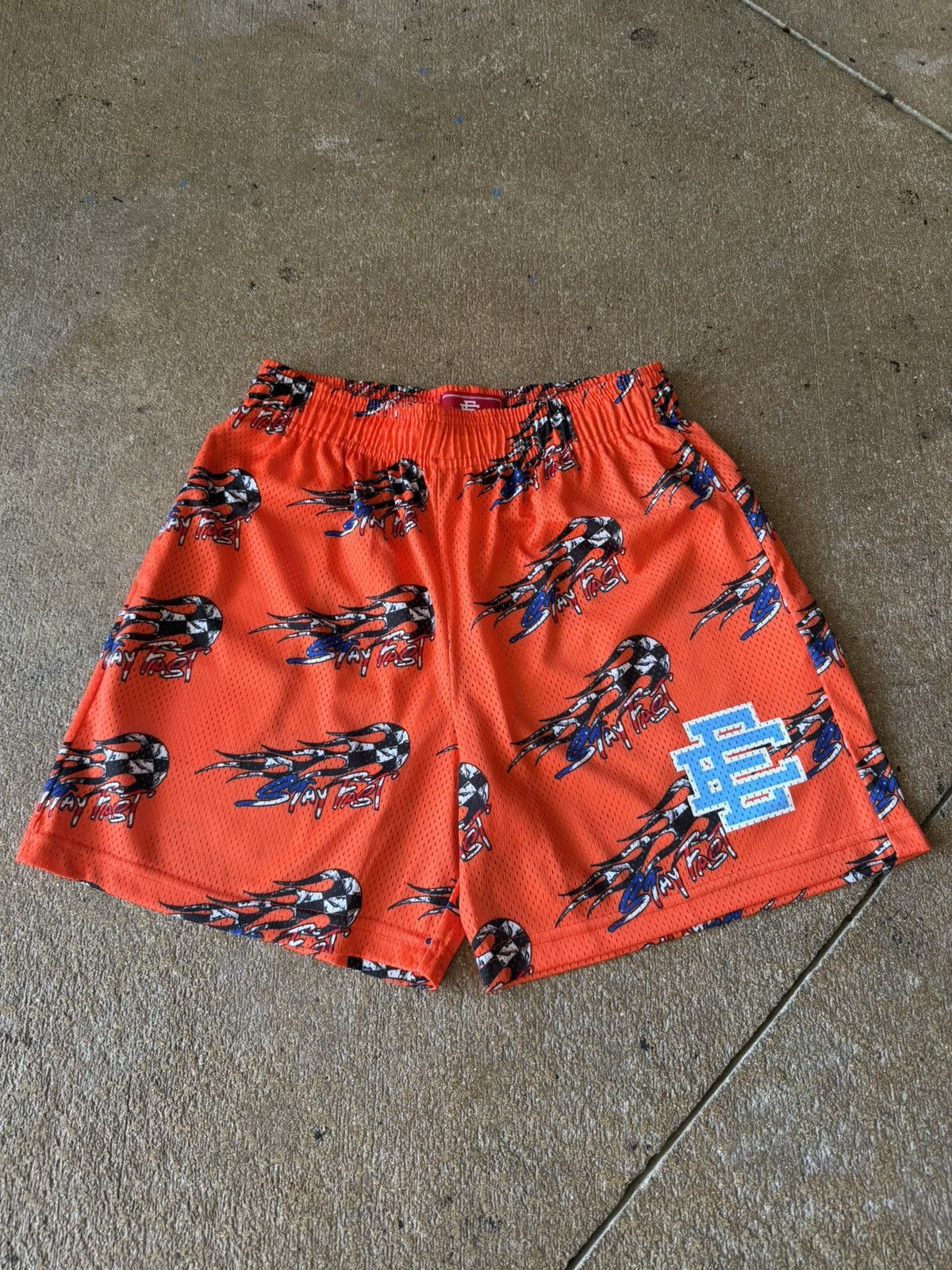 Matty Boy Eric Emanuel x Matty Boy Orange Core Shorts Size Larg Size US 34 / EU 50 - 2 Thumbnail