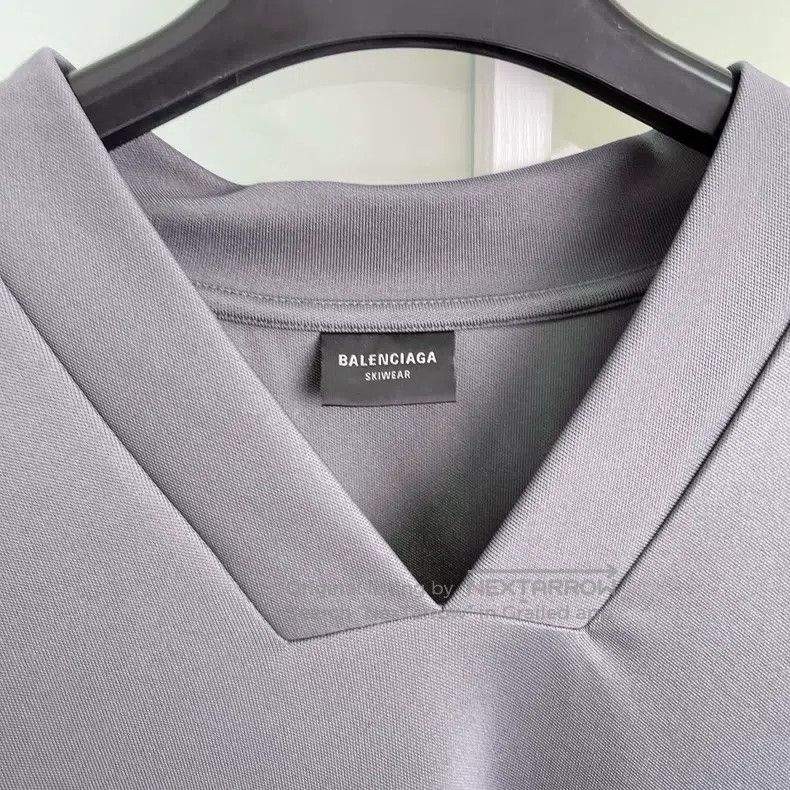 Balenciaga Balenciaga Gray Ski Series Ice Hockey Long Sleeve Shirt Size US XXS / EU 40 - 5 Thumbnail