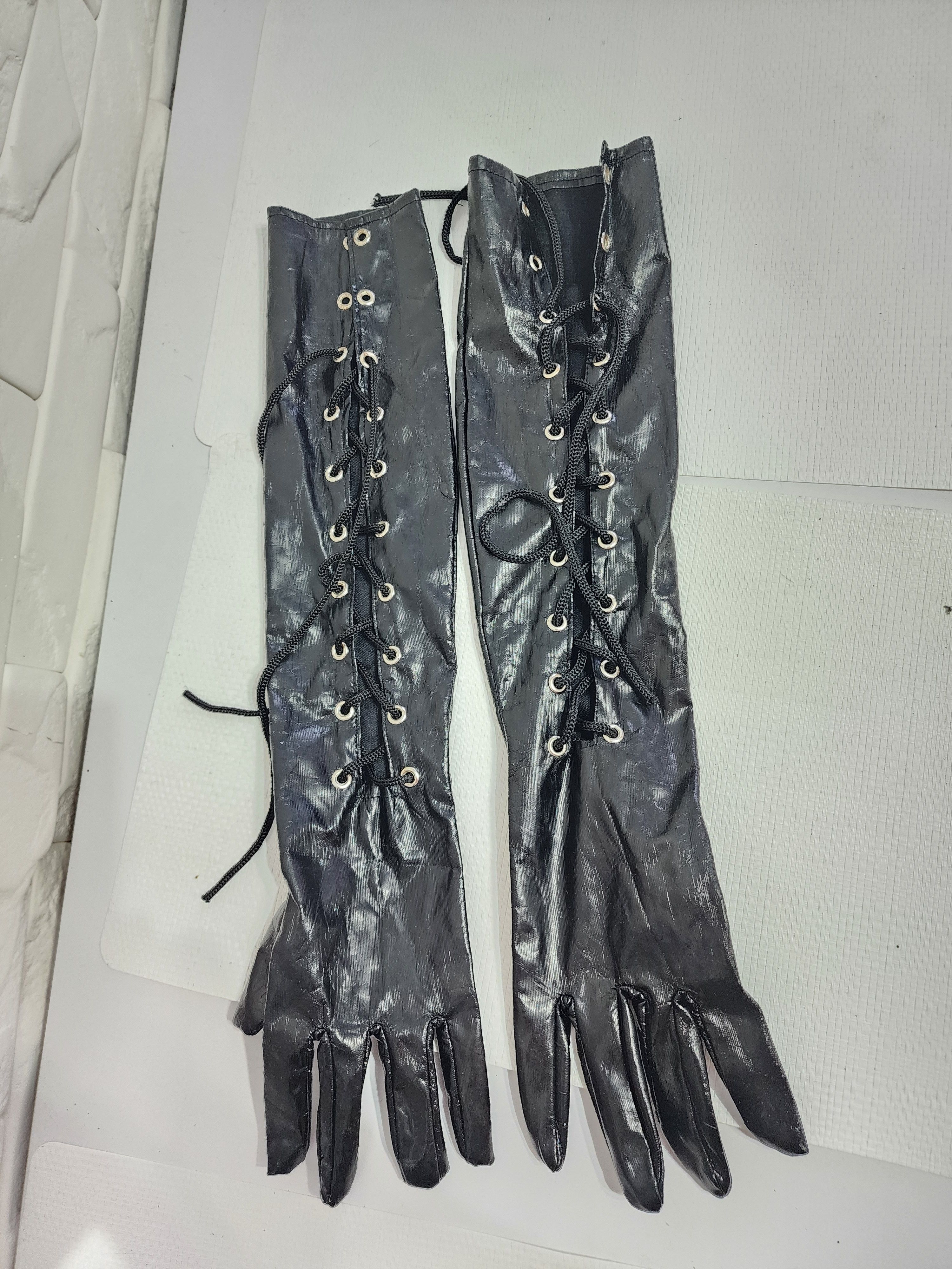 Other Black women's faux leather suit. Size M / US 6-8 / IT 42-44 - 4 Thumbnail