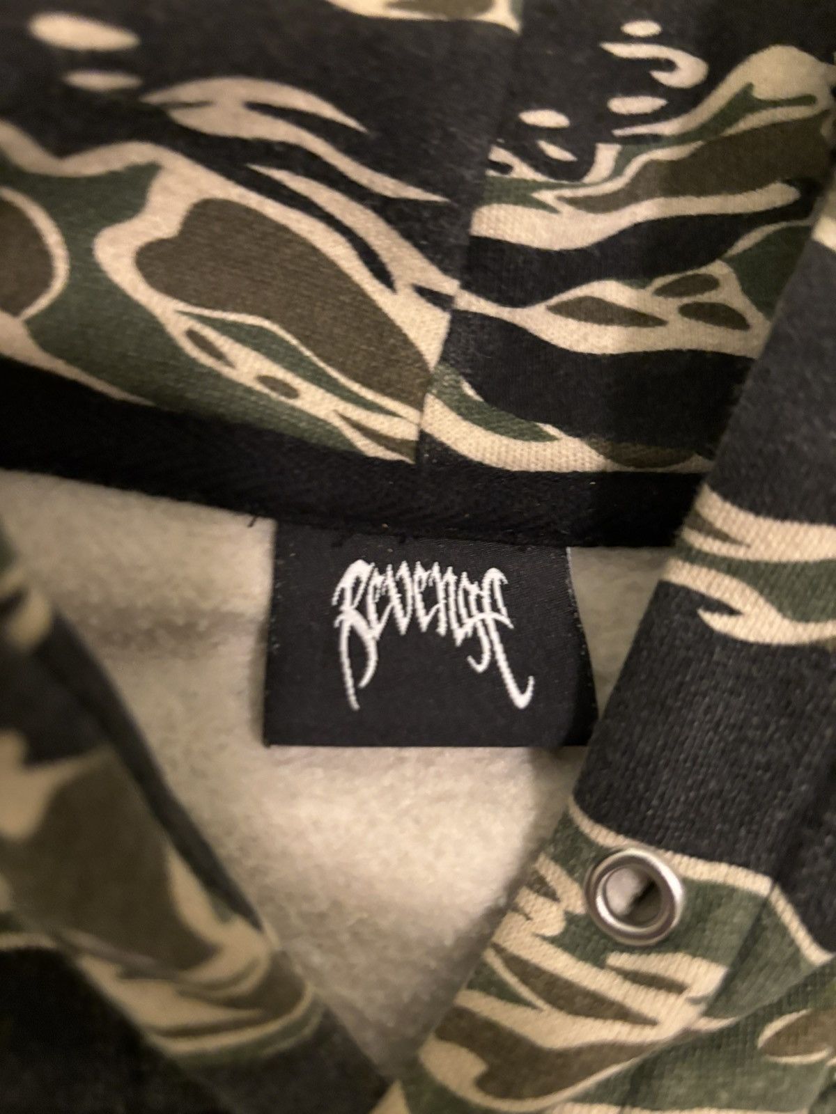 Revenge Revenge Tiger Camo Hoodie Size US L / EU 52-54 / 3 - 3 Thumbnail