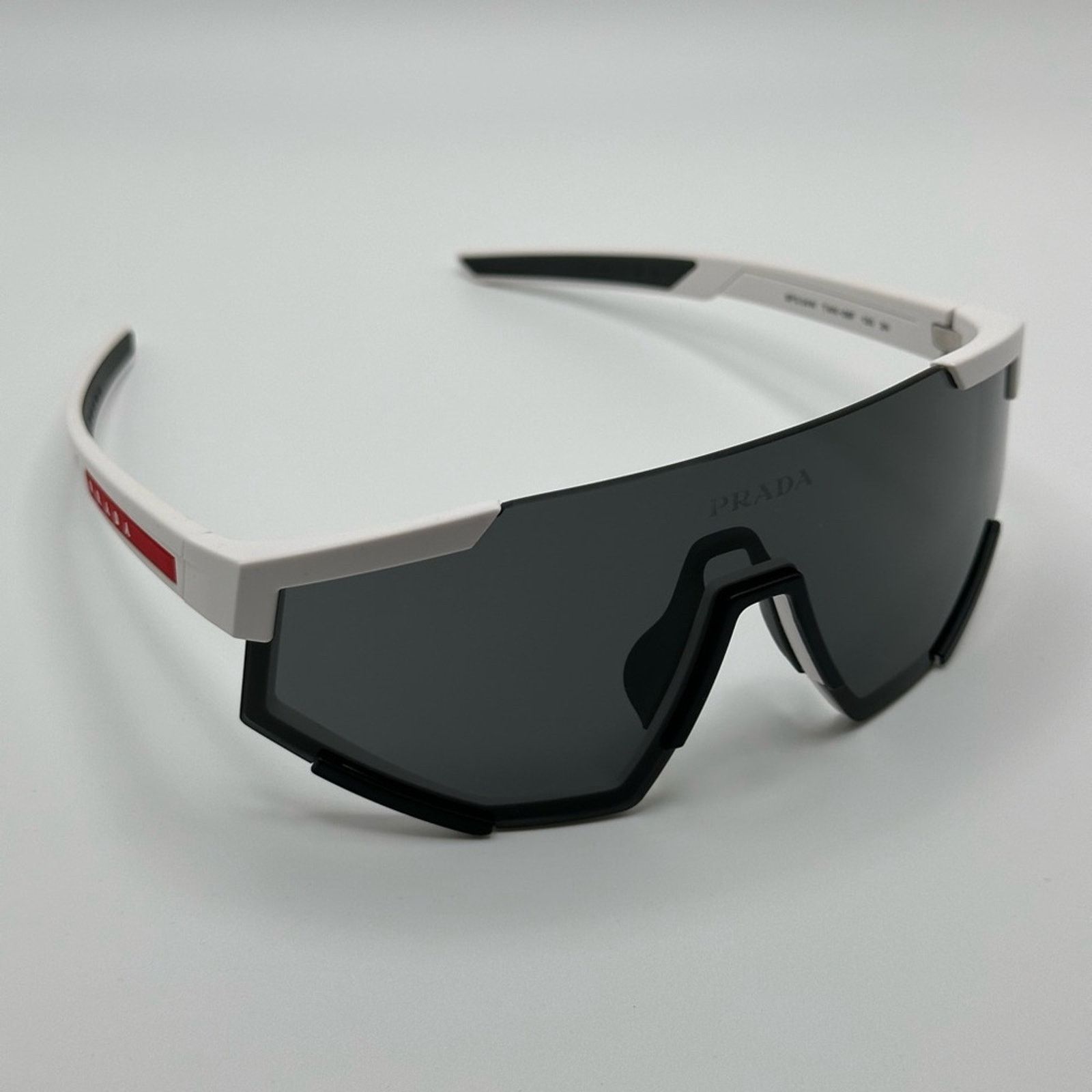Prada NEW PRADA Linea Rossa PR04WS TWK06F White Rubber/Dark Grey Size ONE SIZE - 8 Thumbnail