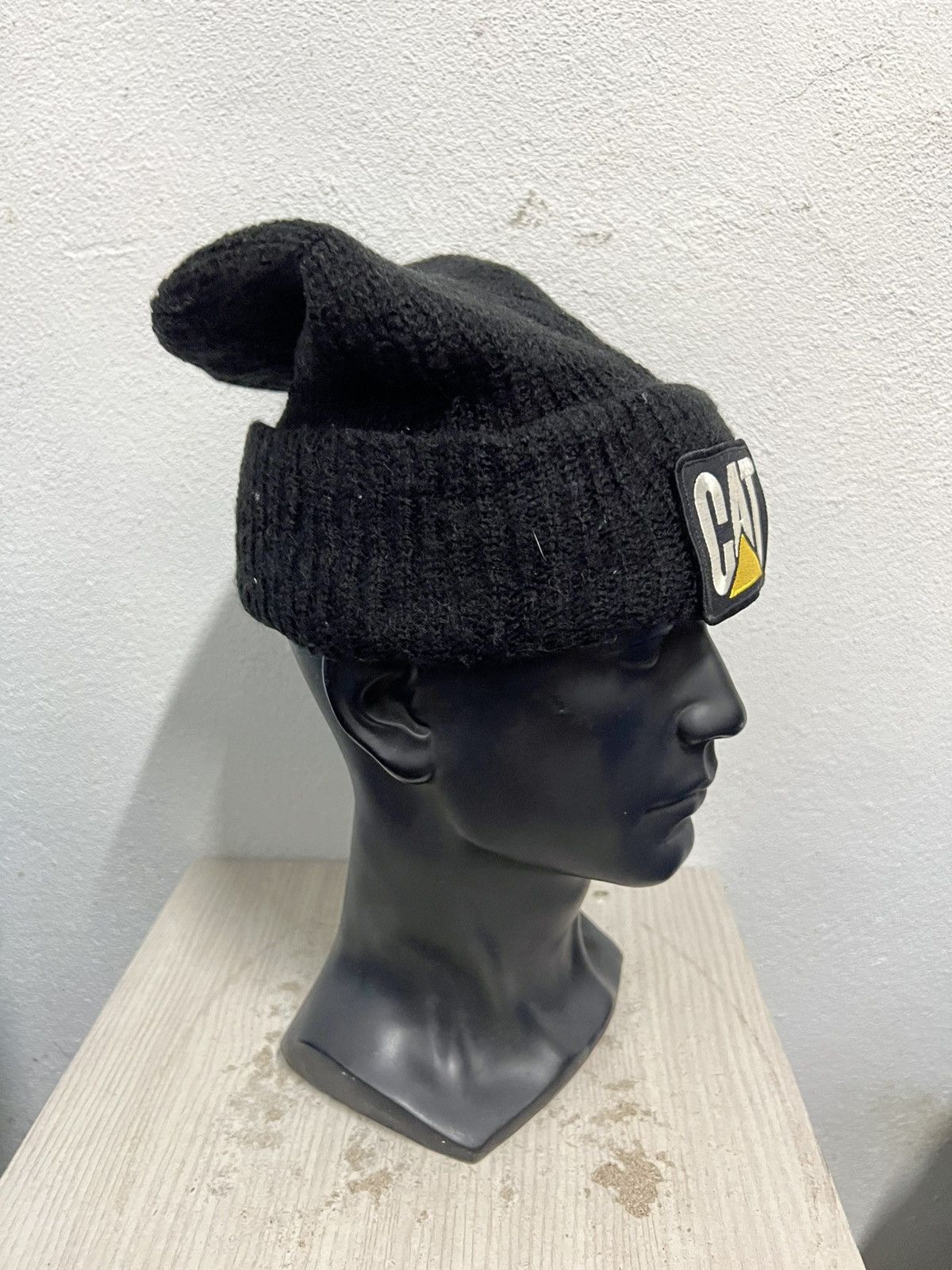 Caterpillar Vintage Caterpillar Big logo Beanie Hat Size ONE SIZE - 4 Thumbnail